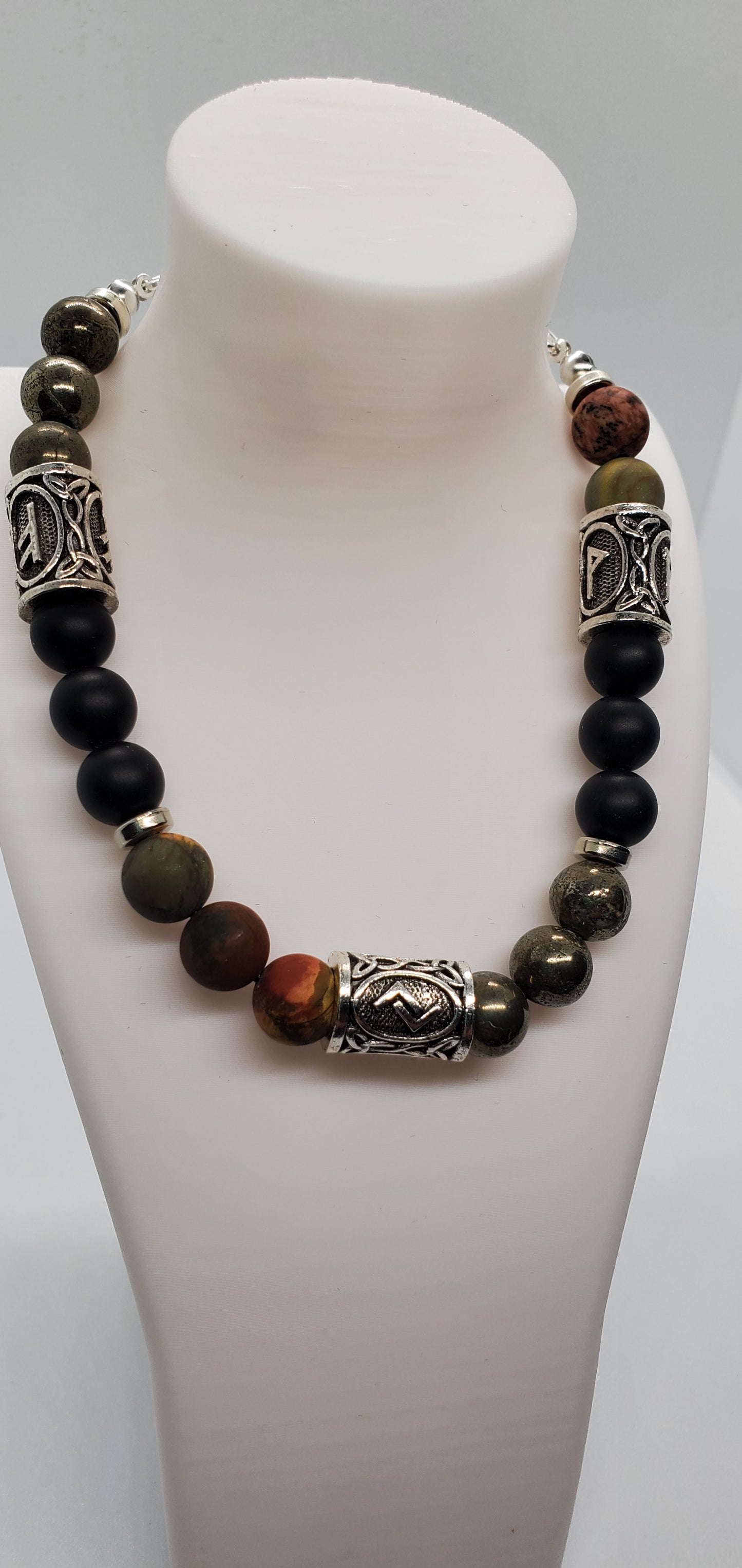 Ancient Symbol Mens Bracelet 8" Size - Cinnful Charms Jewelry