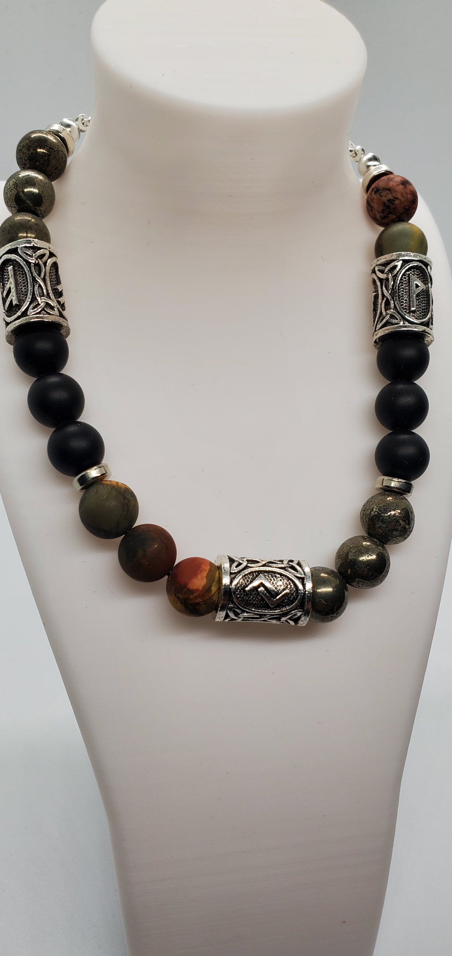 Ancient Symbol Mens Bracelet 8" Size - Cinnful Charms Jewelry