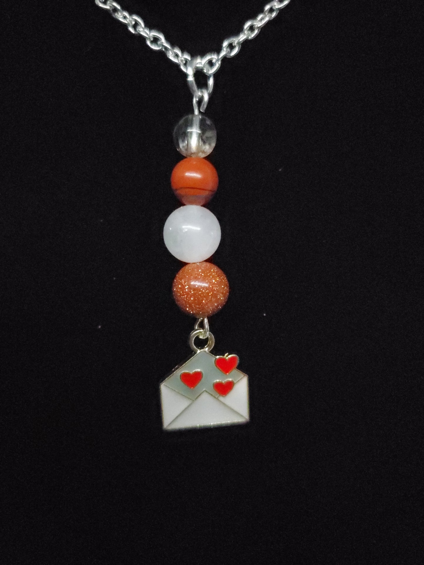 "Sealed with a Gemstone Kiss" Necklace