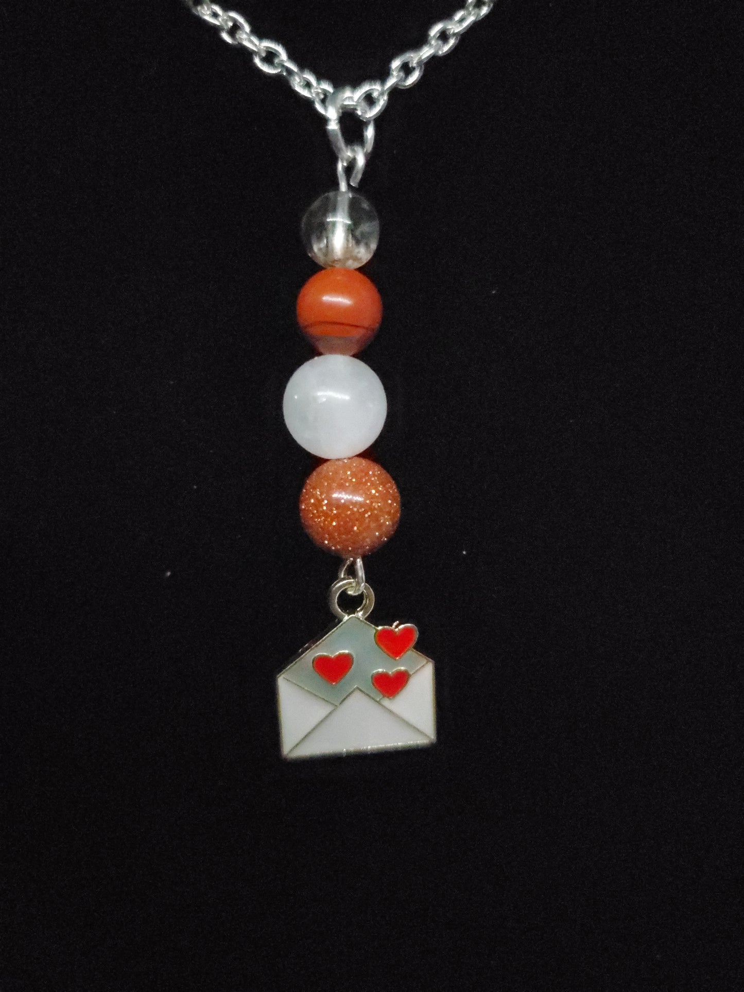 "Sealed with a Gemstone Kiss" Necklace