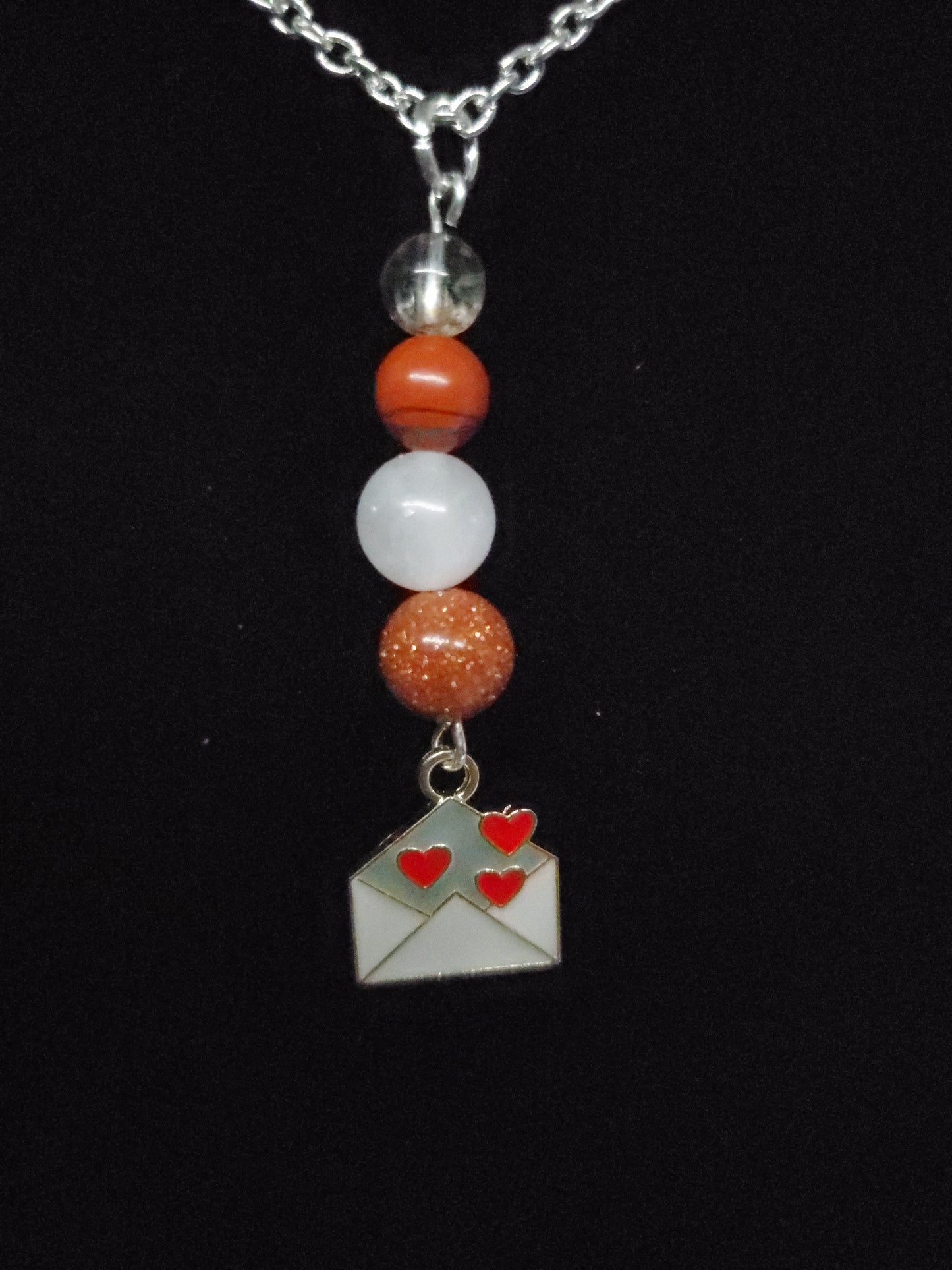 "Sealed with a Gemstone Kiss" Necklace