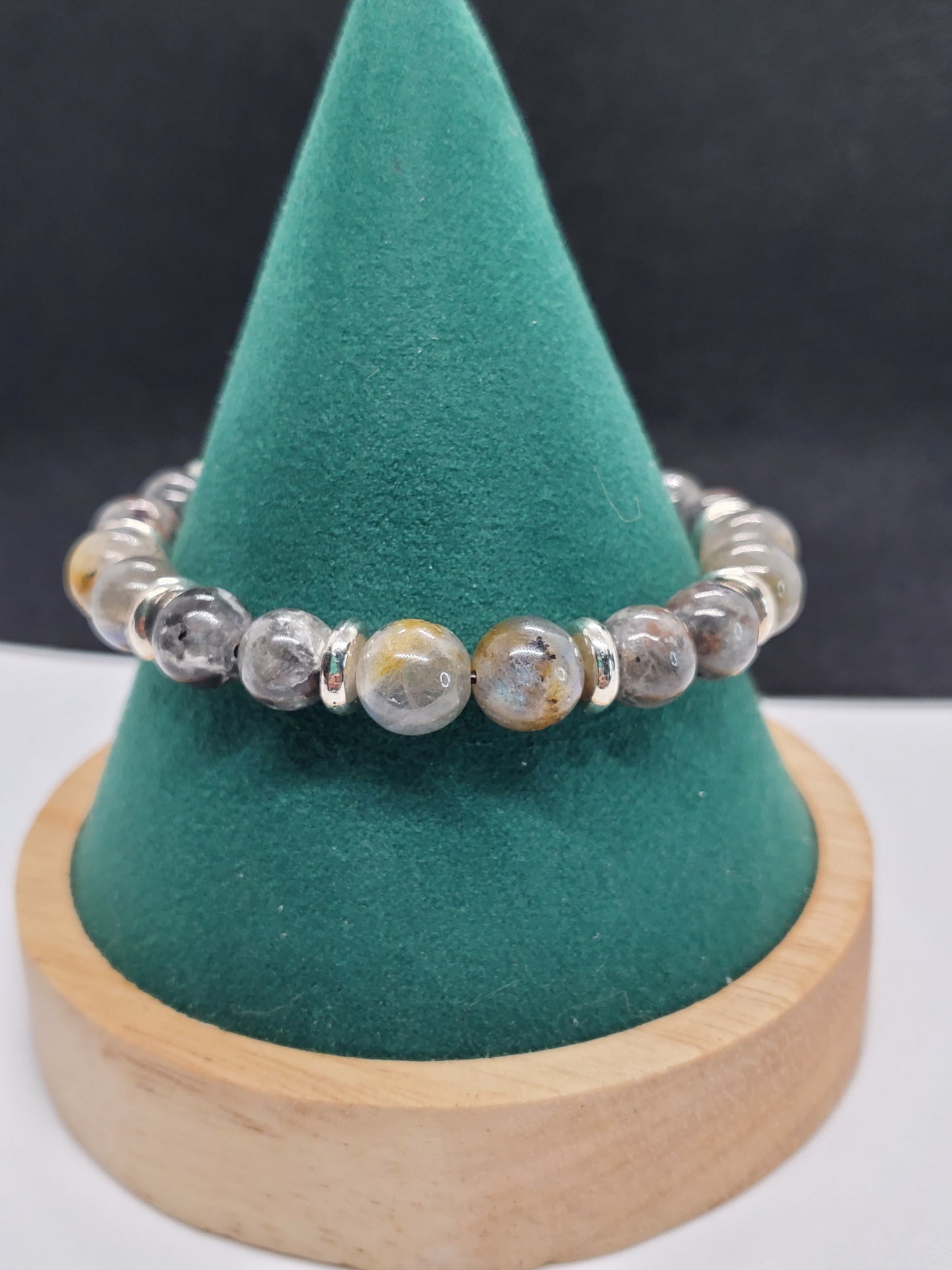 "Northern Lights Bracelet" Men's 7.5" Size - Cinnful Charms Jewelry