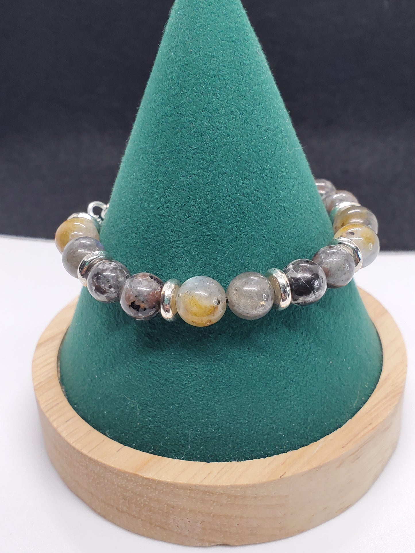 "Northern Lights Bracelet" Men's 7.5" Size - Cinnful Charms Jewelry