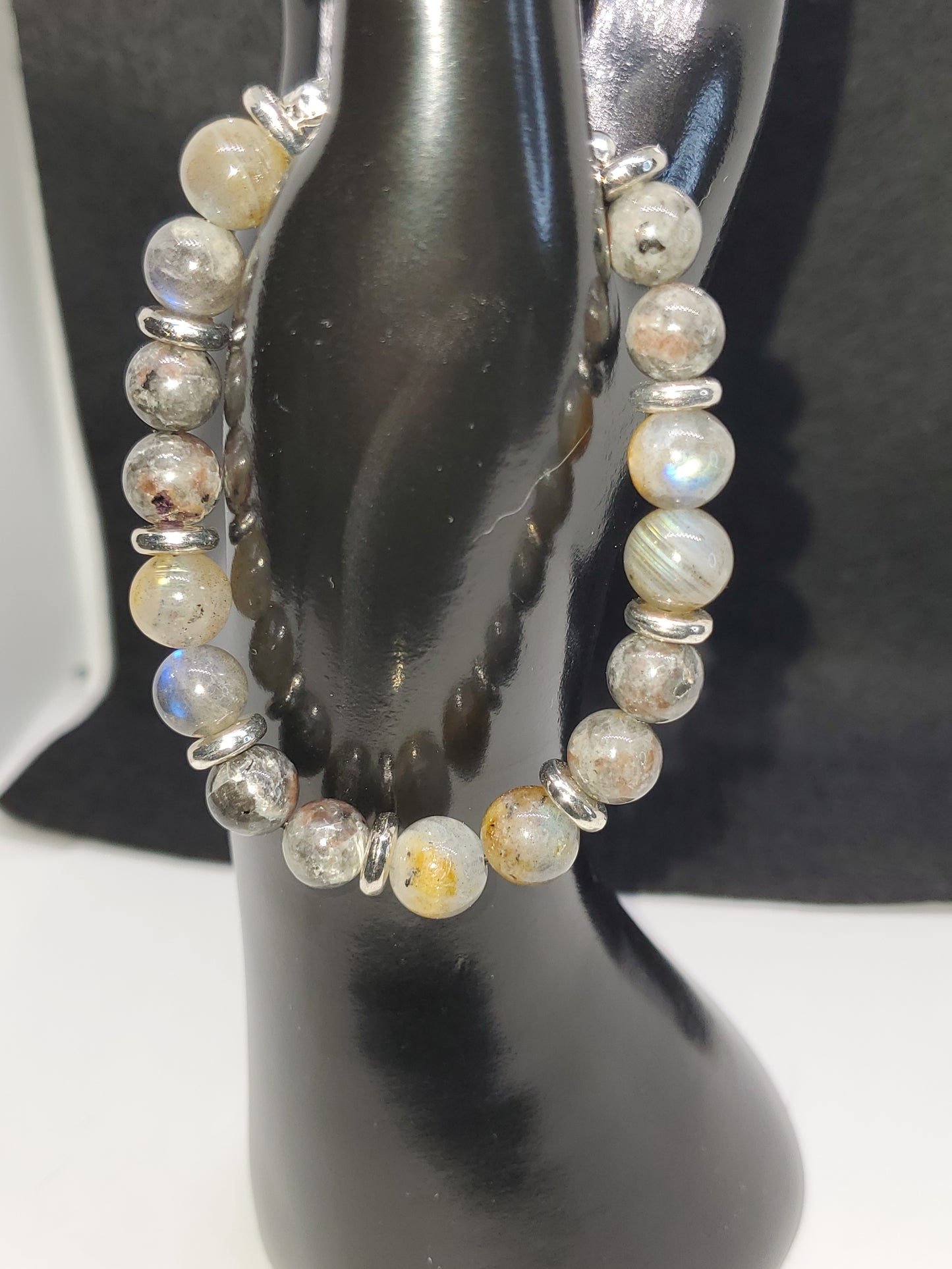 "Northern Lights Bracelet" Men's 7.5" Size - Cinnful Charms Jewelry