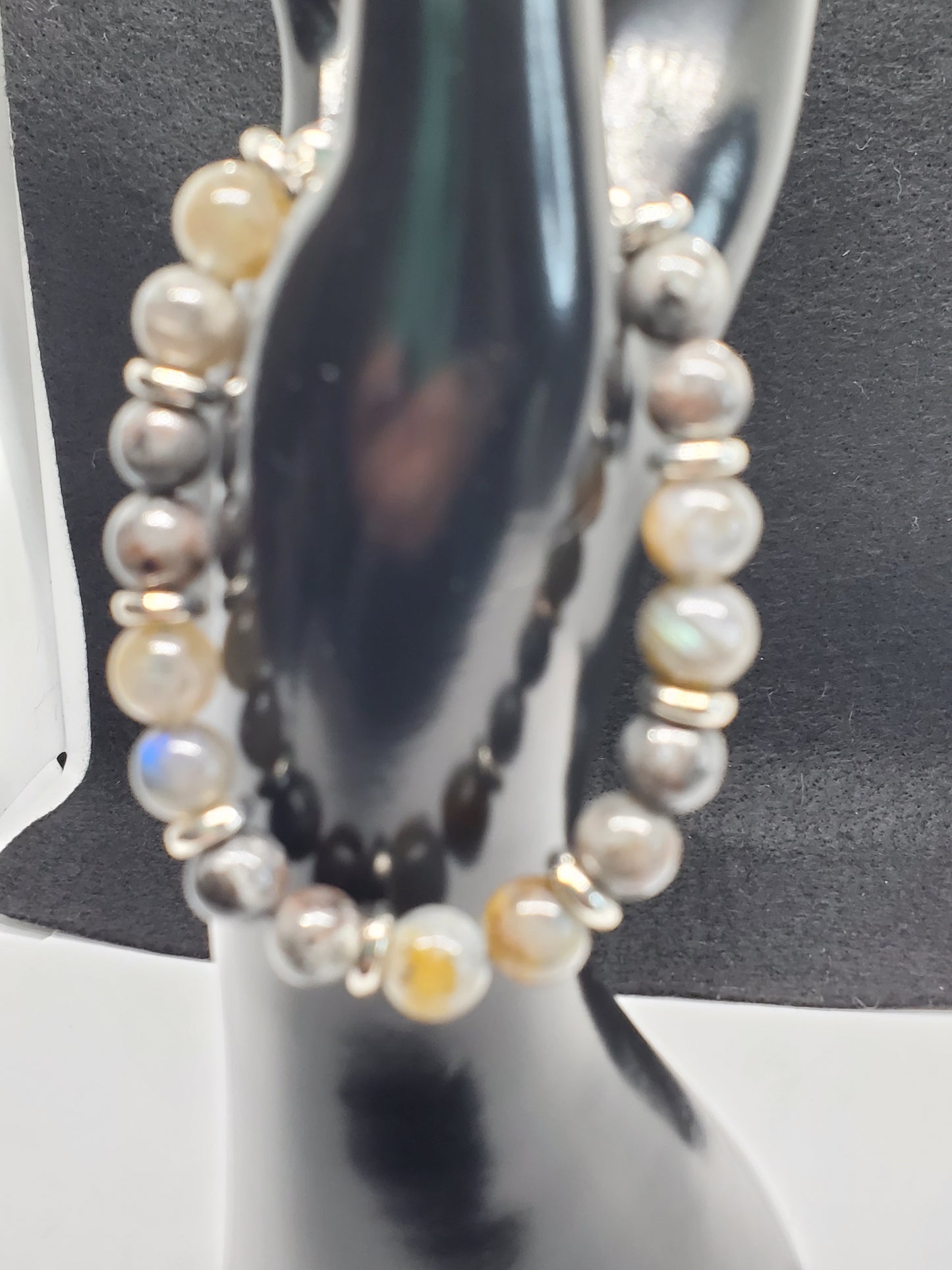 "Northern Lights Bracelet" Men's 7.5" Size - Cinnful Charms Jewelry