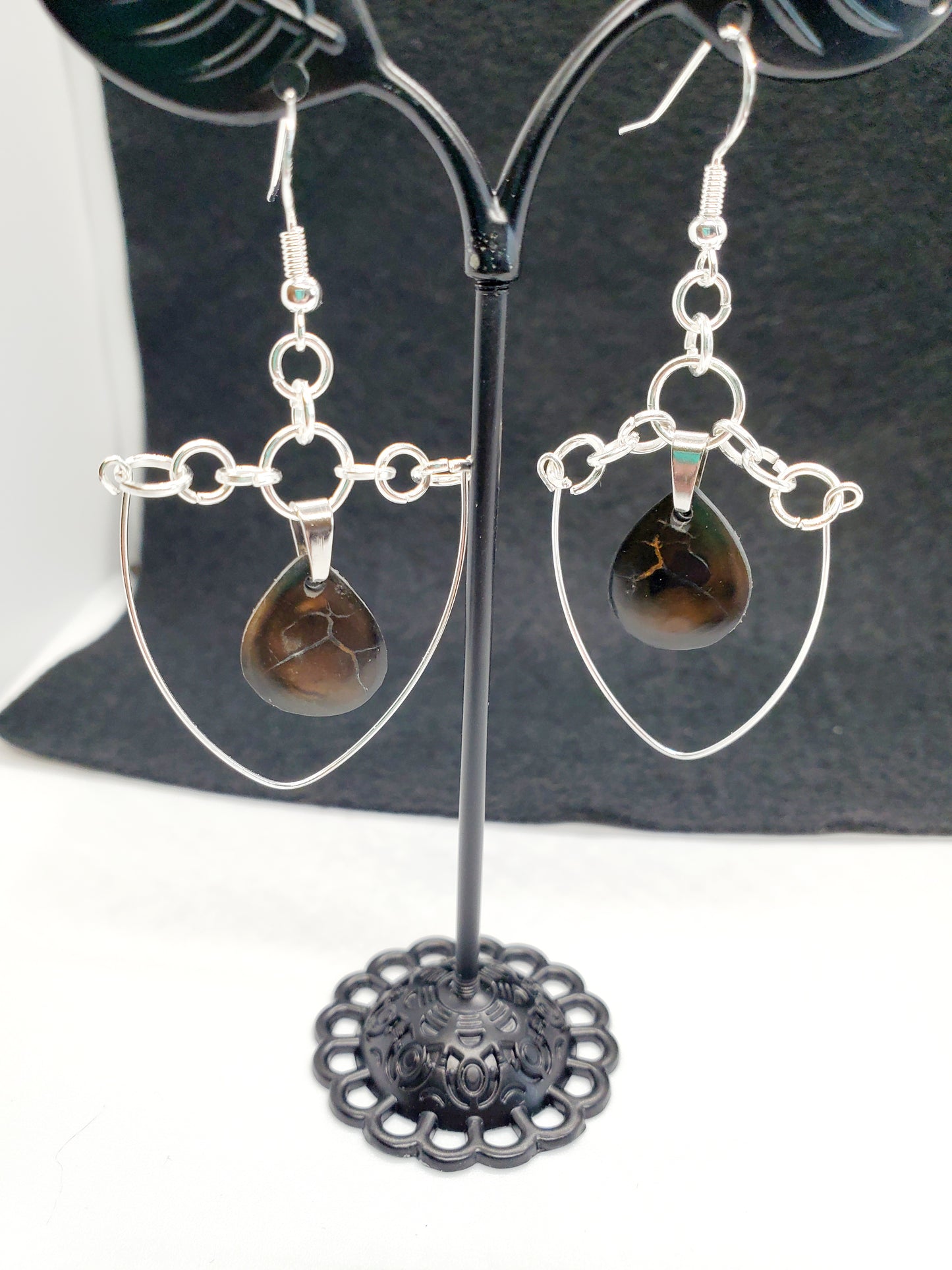 The Dragon's Tears Septerian Earrings - Cinnful Charms Jewelry