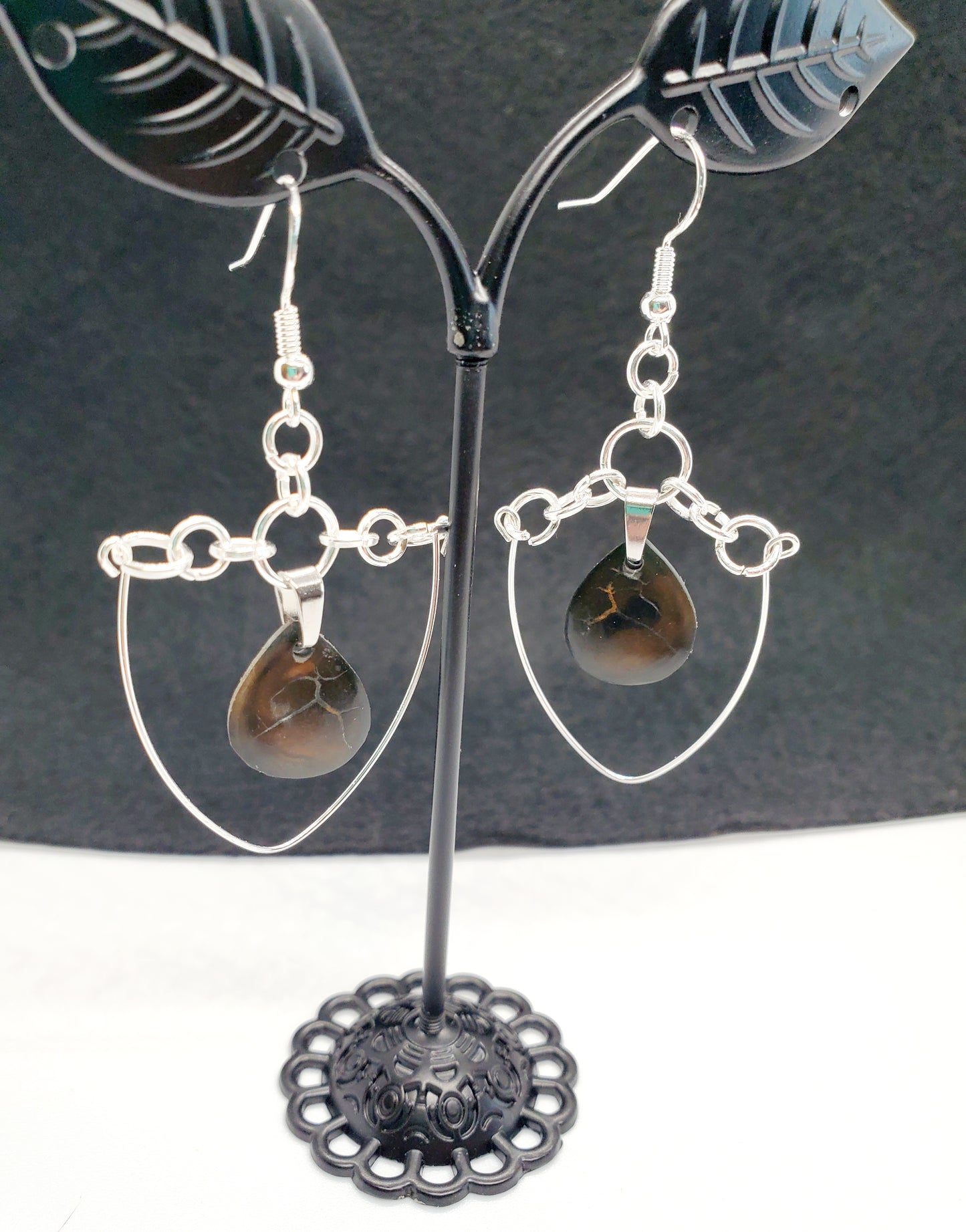 The Dragon's Tears Septerian Earrings - Cinnful Charms Jewelry