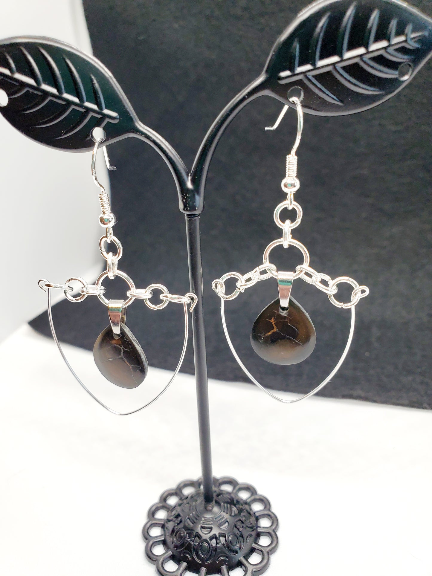 The Dragon's Tears Septerian Earrings - Cinnful Charms Jewelry