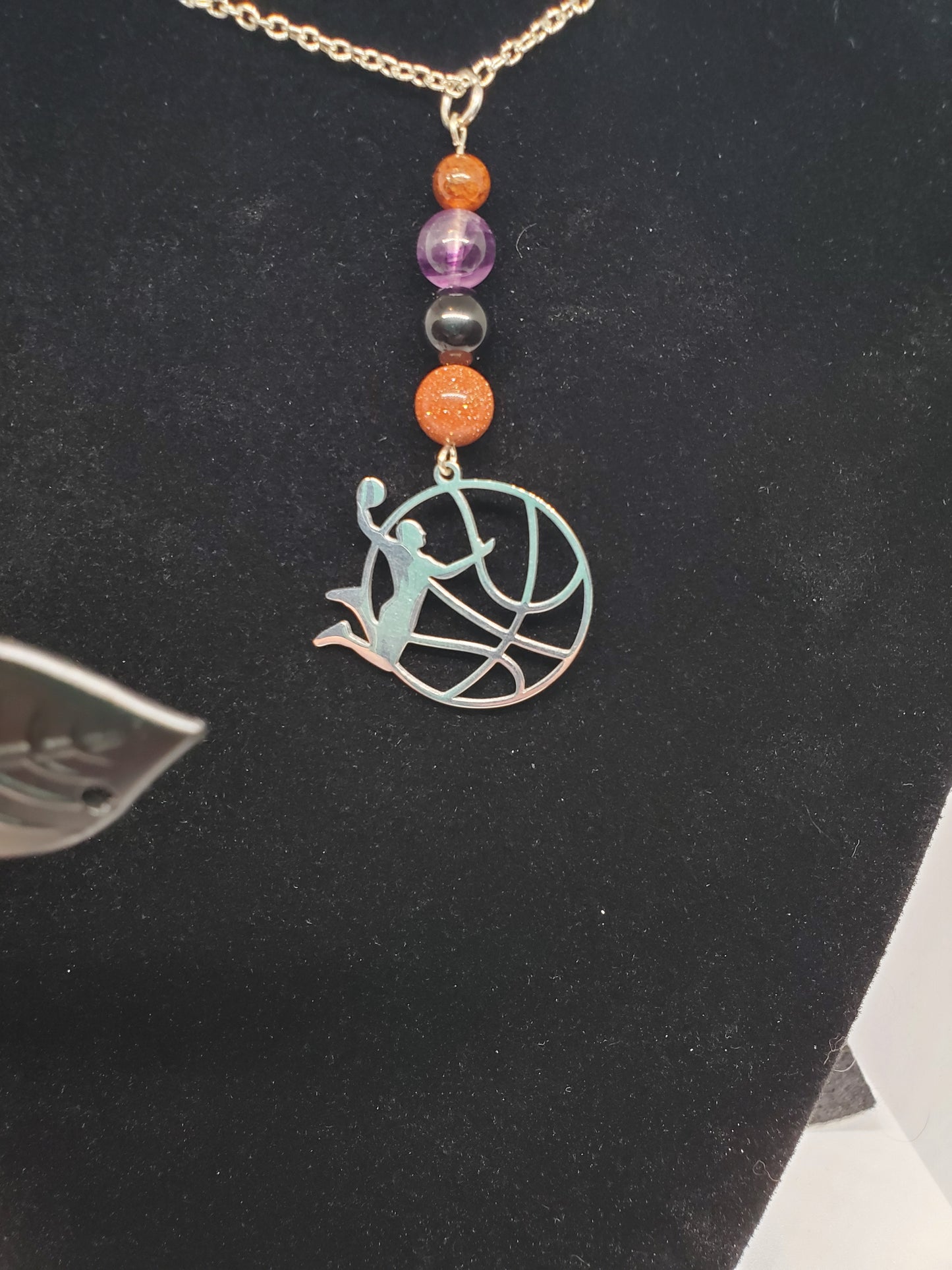 Ignite Your Style: Suns-Inspired Sparkle with Gemstone Power! 🔥🏀💜❤️🖤 - Cinnful Charms Jewelry