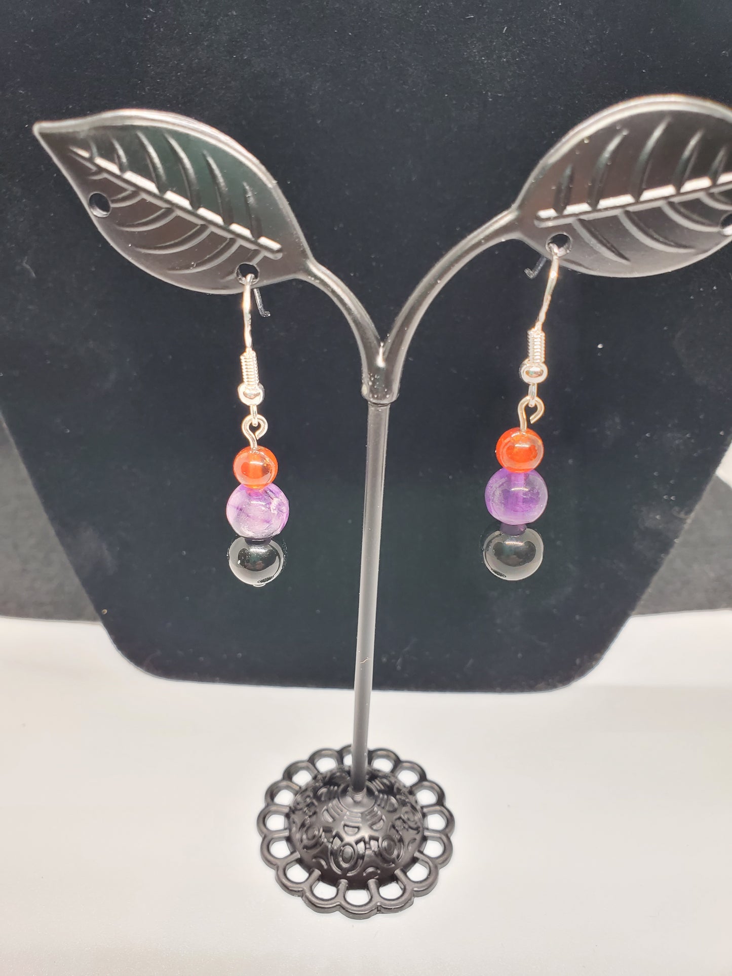 The Ultimate Suns Fan Accessory: Gemstone Basketball Earrings. - Cinnful Charms Jewelry