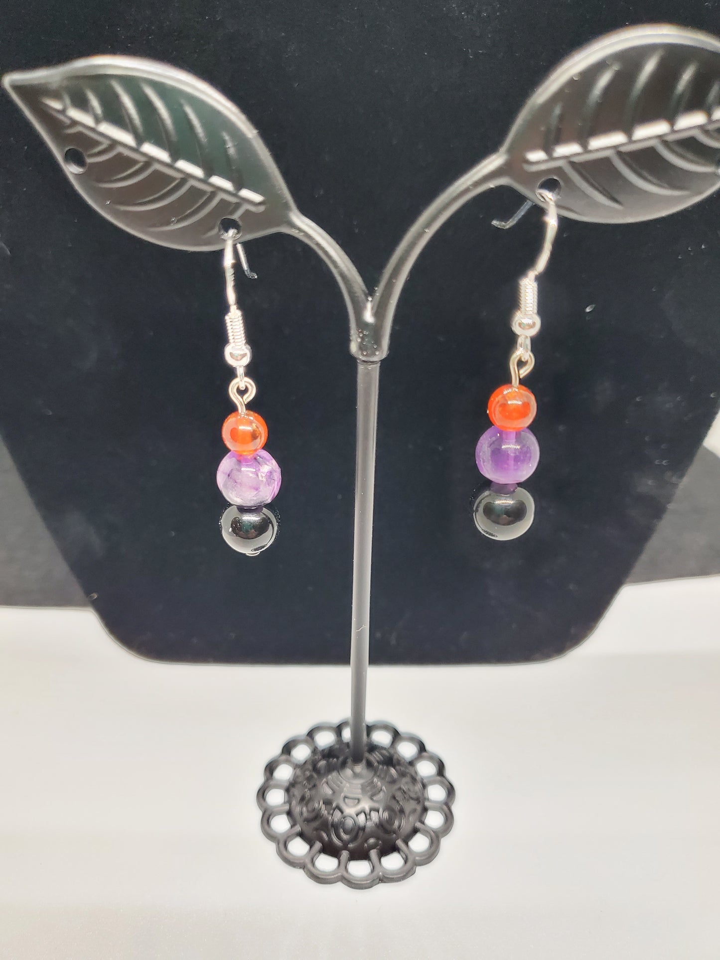 The Ultimate Suns Fan Accessory: Gemstone Basketball Earrings. - Cinnful Charms Jewelry