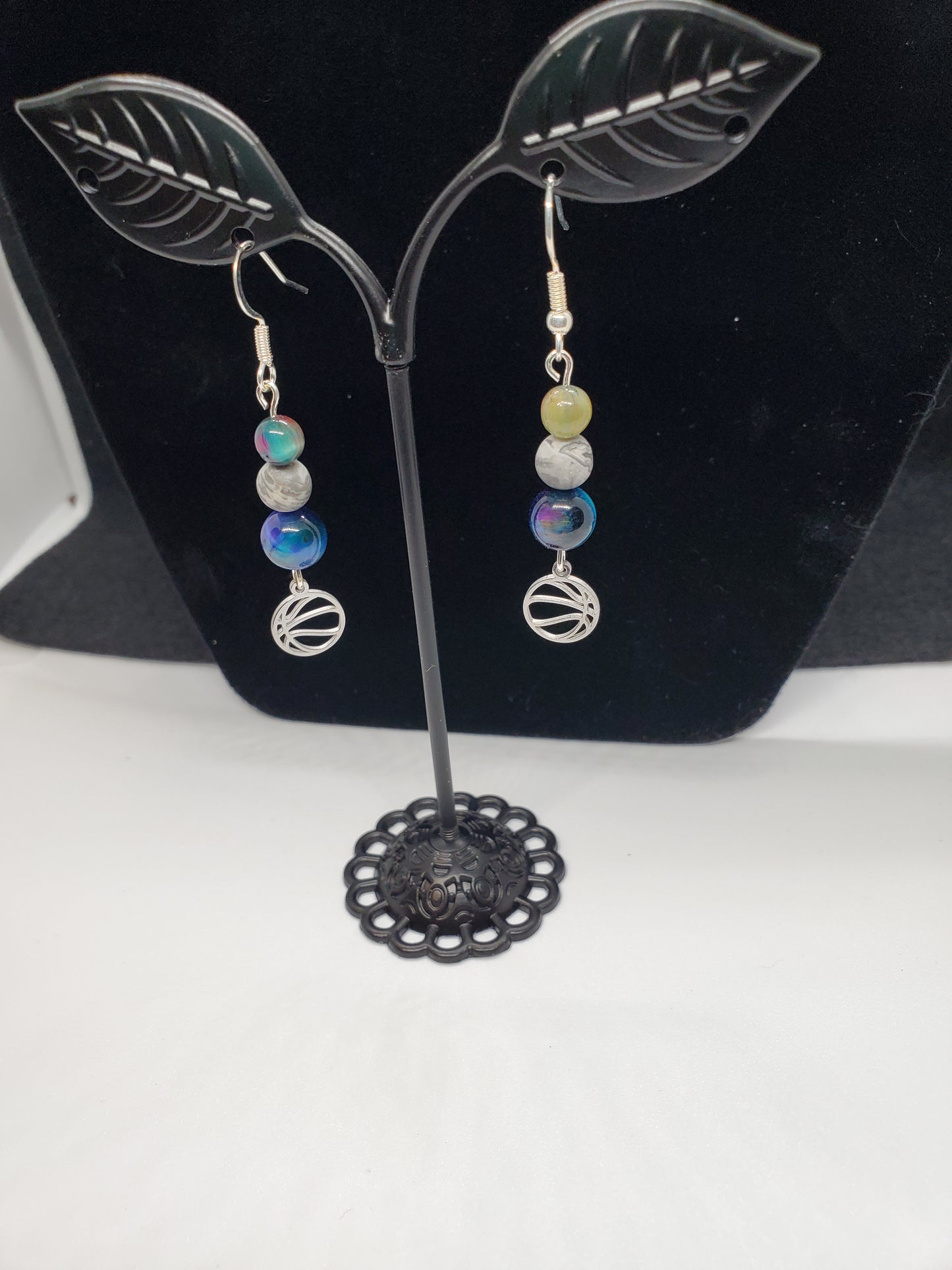 Score Big Style with Celestial Sparkle! ✨🏀 Earrings - Cinnful Charms Jewelry