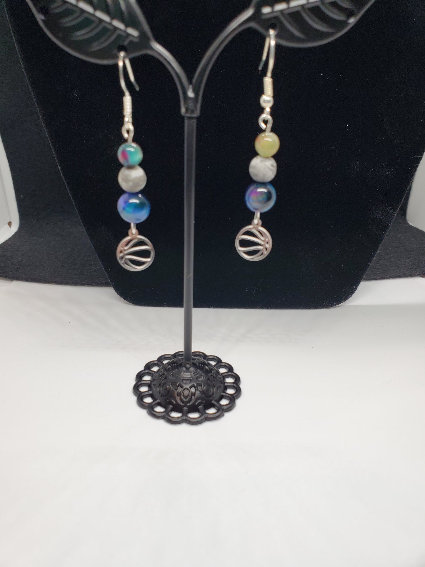 Score Big Style with Celestial Sparkle! ✨🏀 Earrings - Cinnful Charms Jewelry