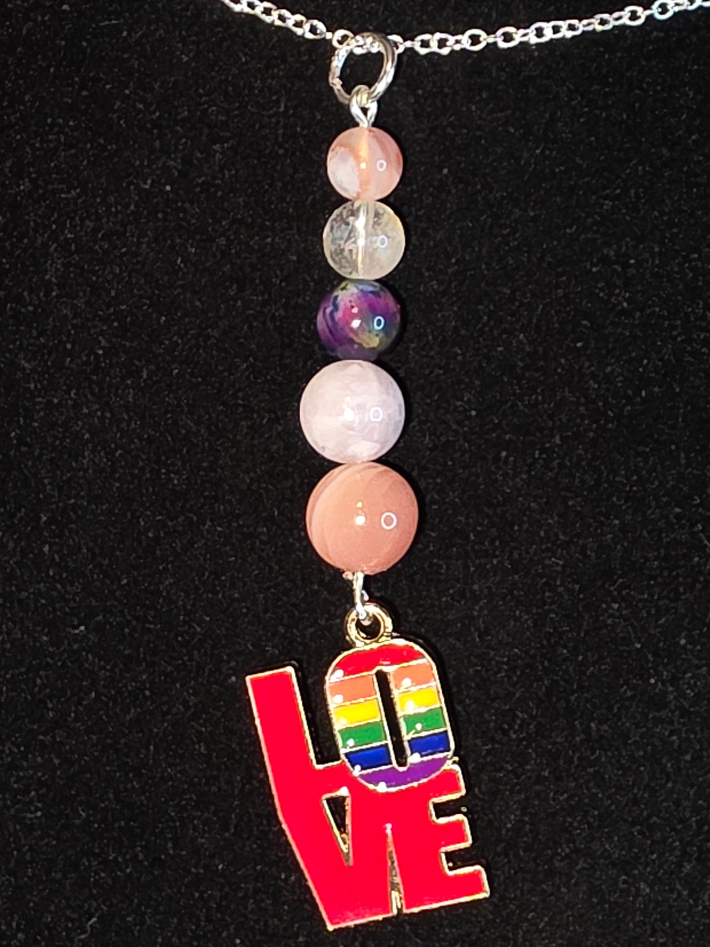 Colors of Pride necklace - Cinnful Charms Jewelry