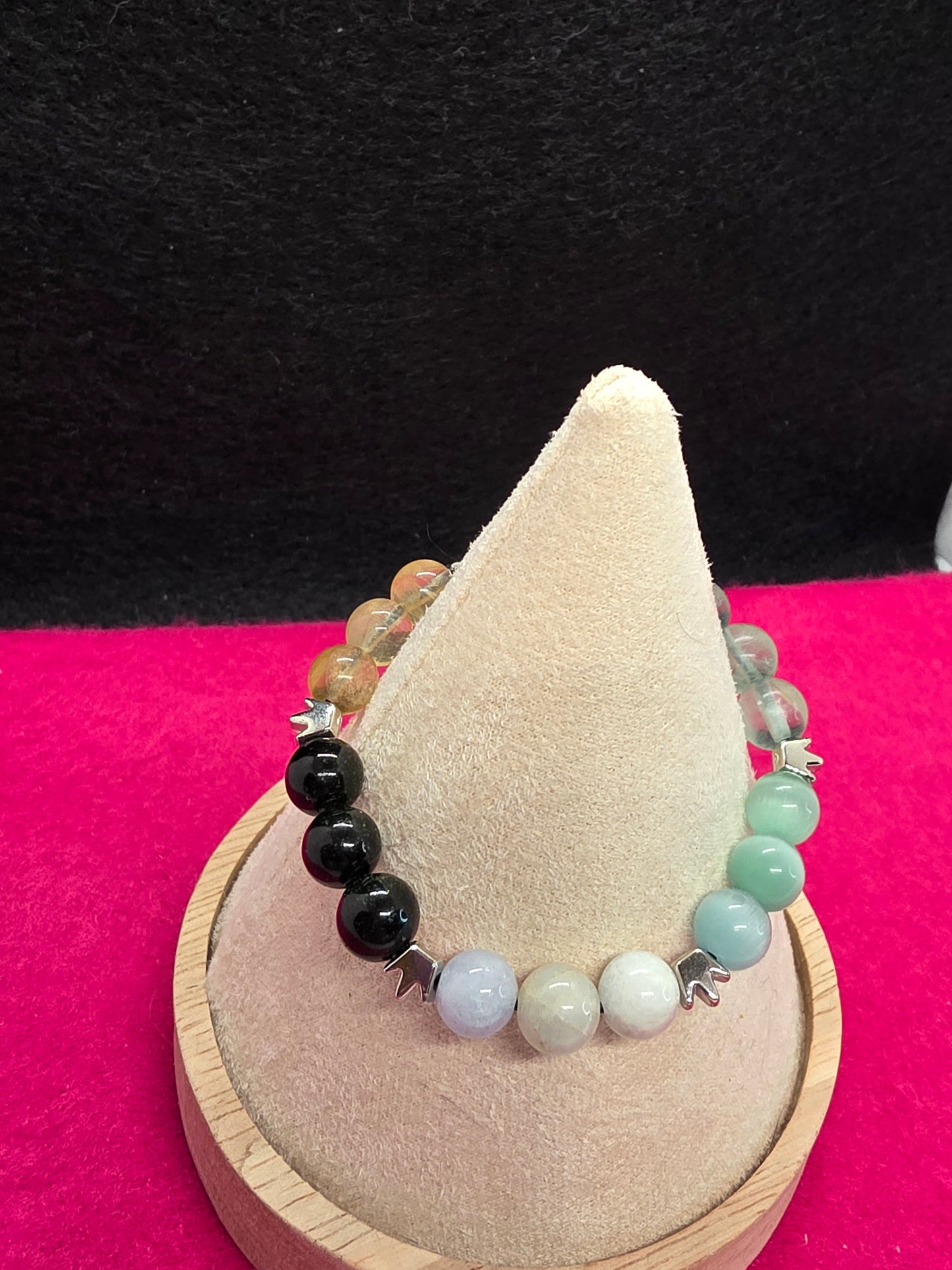 Where Fire Meets Stone: Agate, Onyx & Labradorite Bracelets - Cinnful Charms Jewelry