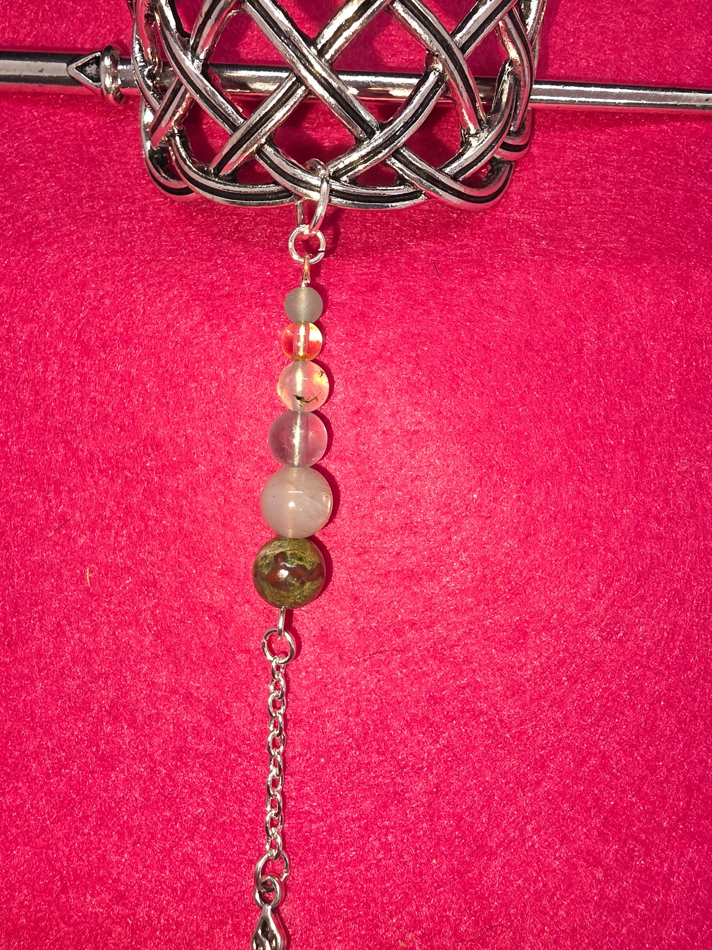 Whispers of the Old World: Celtic, Viking & Gemstone Treasures Viking Hair clip - Cinnful Charms Jewelry