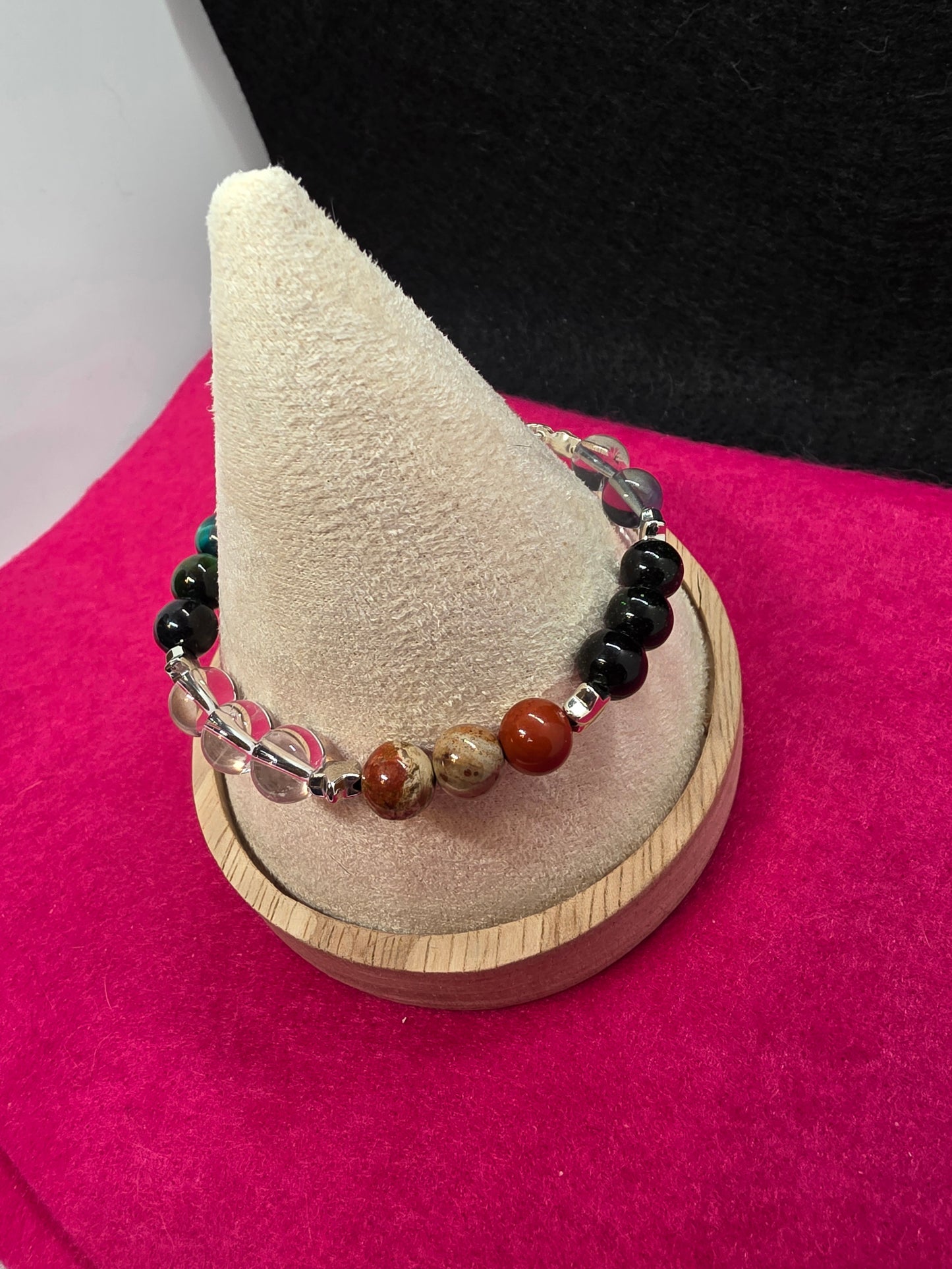 Earth & Sky Gemstone Blend Bracelet - Cinnful Charms Jewelry
