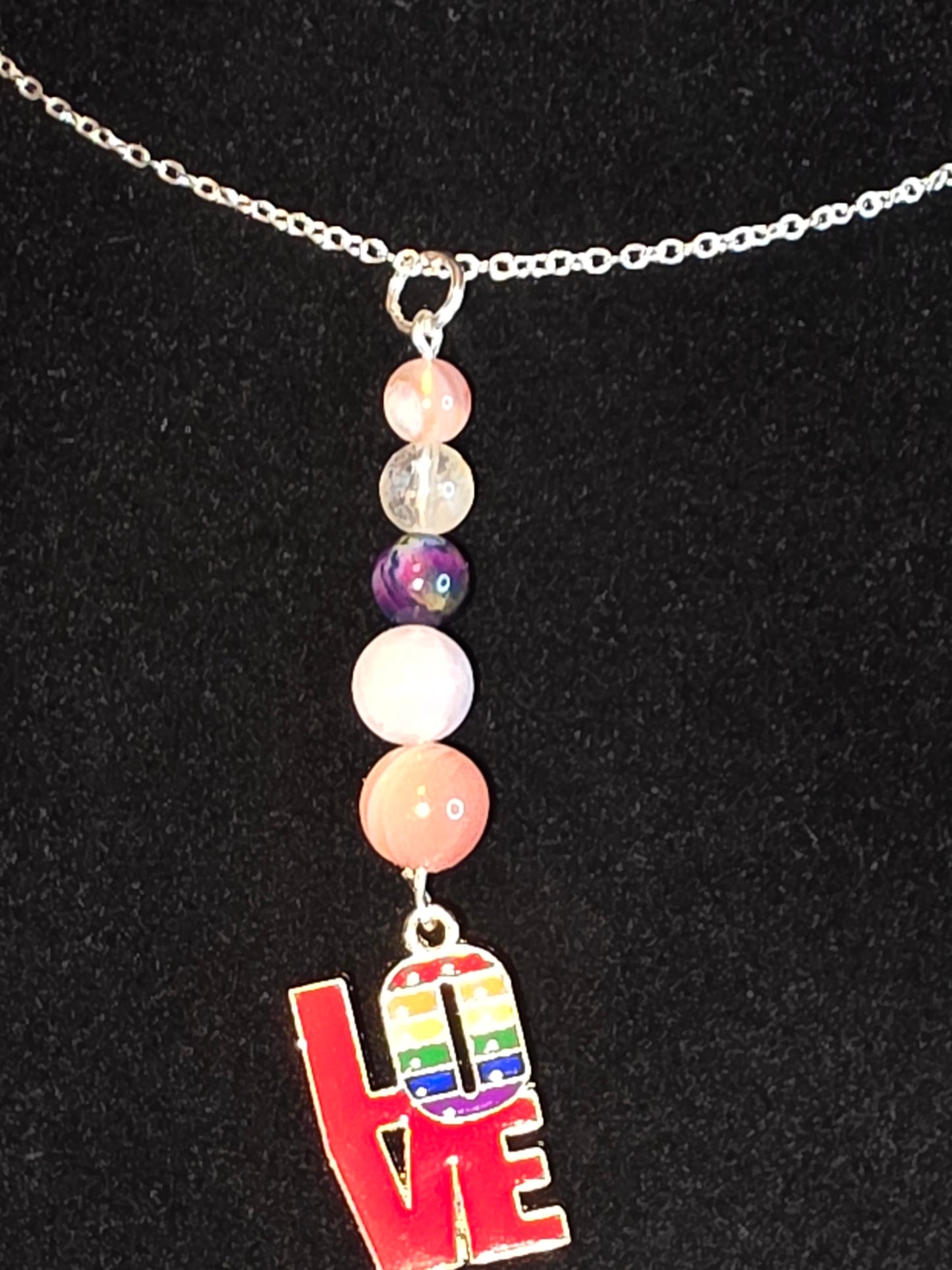 Colors of Pride necklace - Cinnful Charms Jewelry