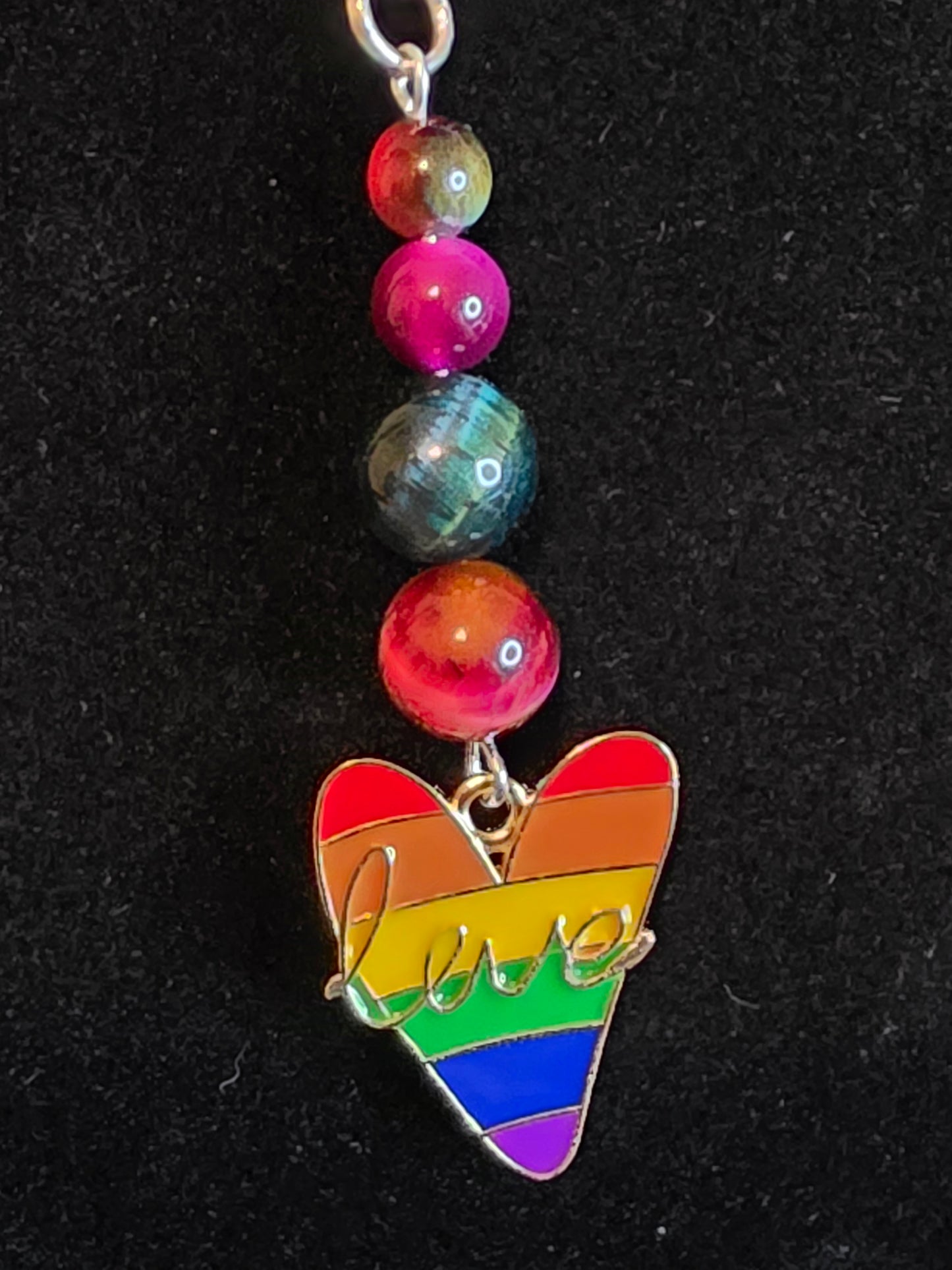 Celebrate Love and Pride: Love Wins always. Necklace - Cinnful Charms Jewelry