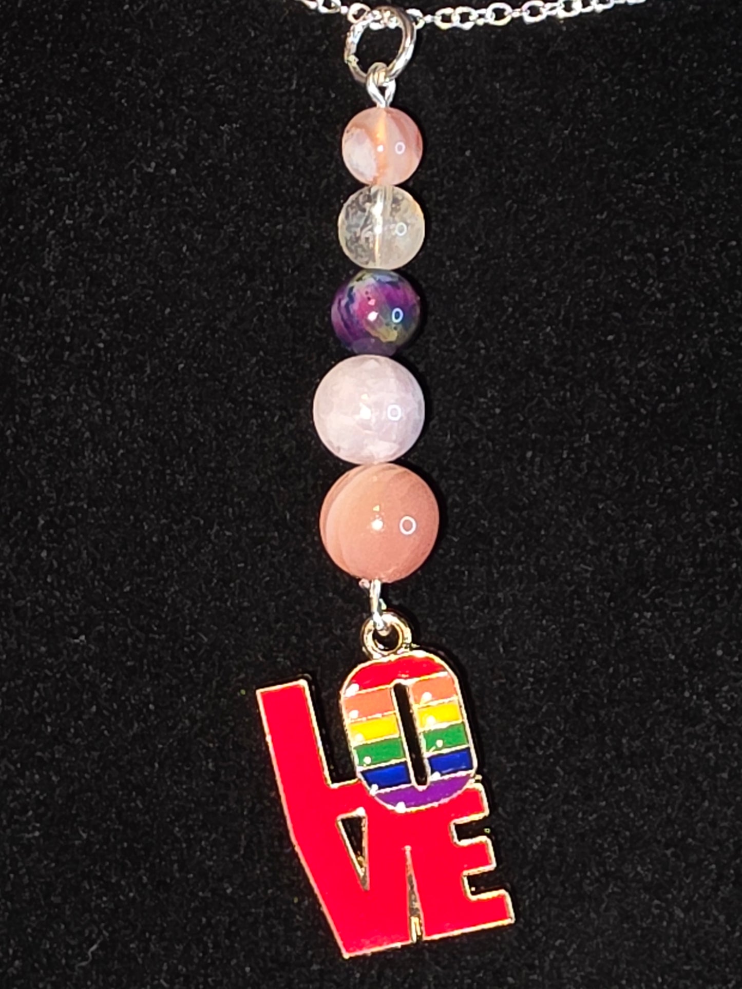 Colors of Pride necklace - Cinnful Charms Jewelry