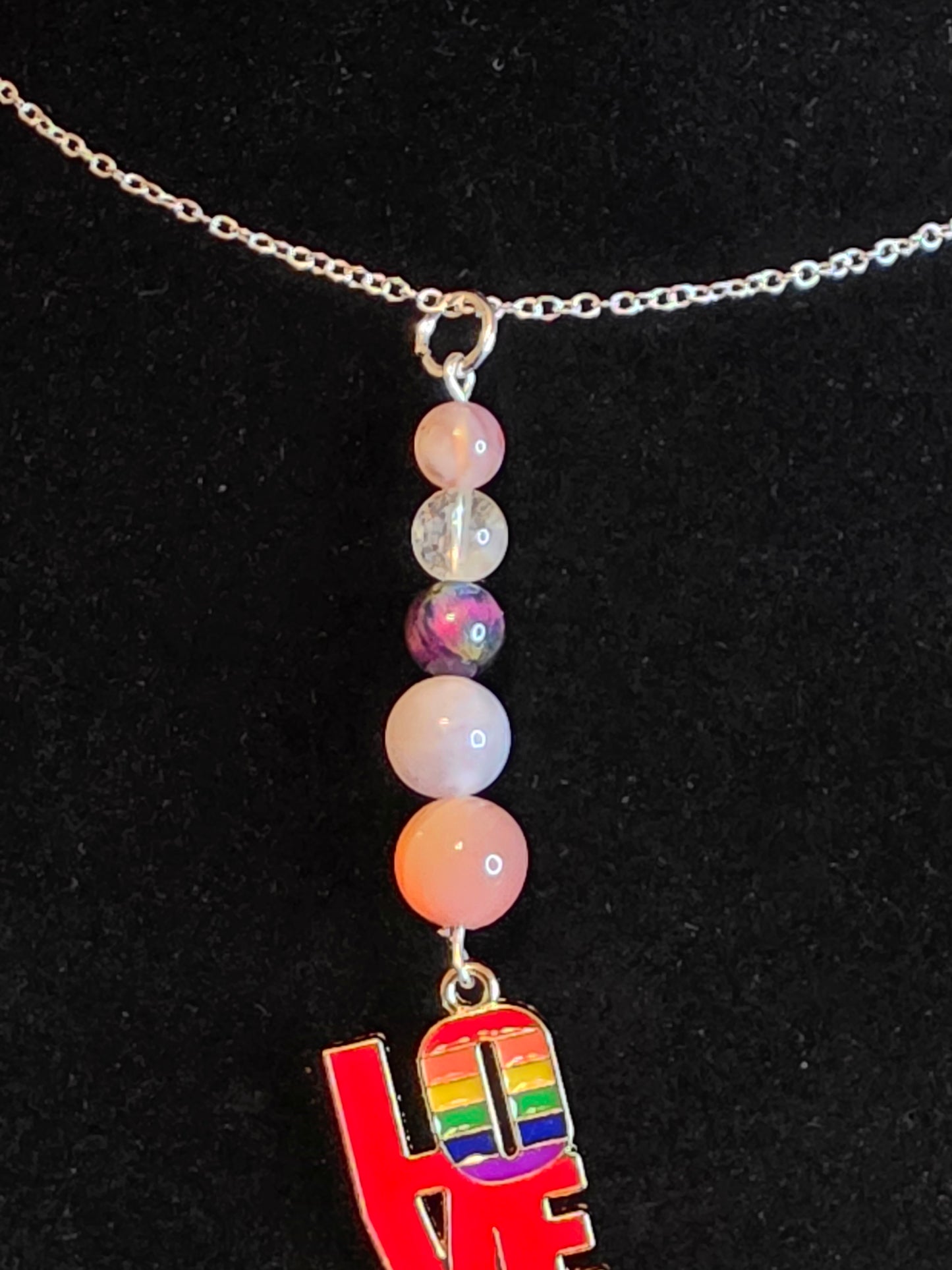 Colors of Pride necklace - Cinnful Charms Jewelry