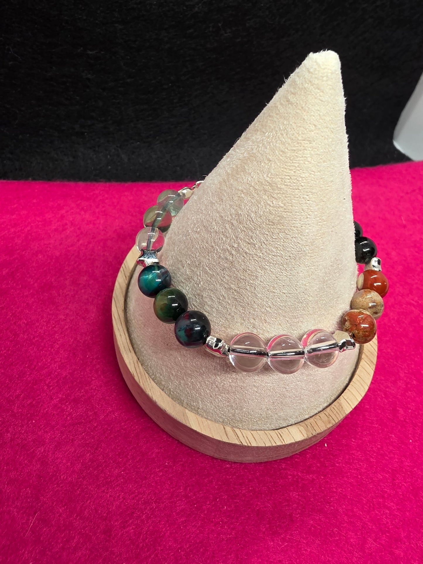 Earth & Sky Gemstone Blend Bracelet - Cinnful Charms Jewelry