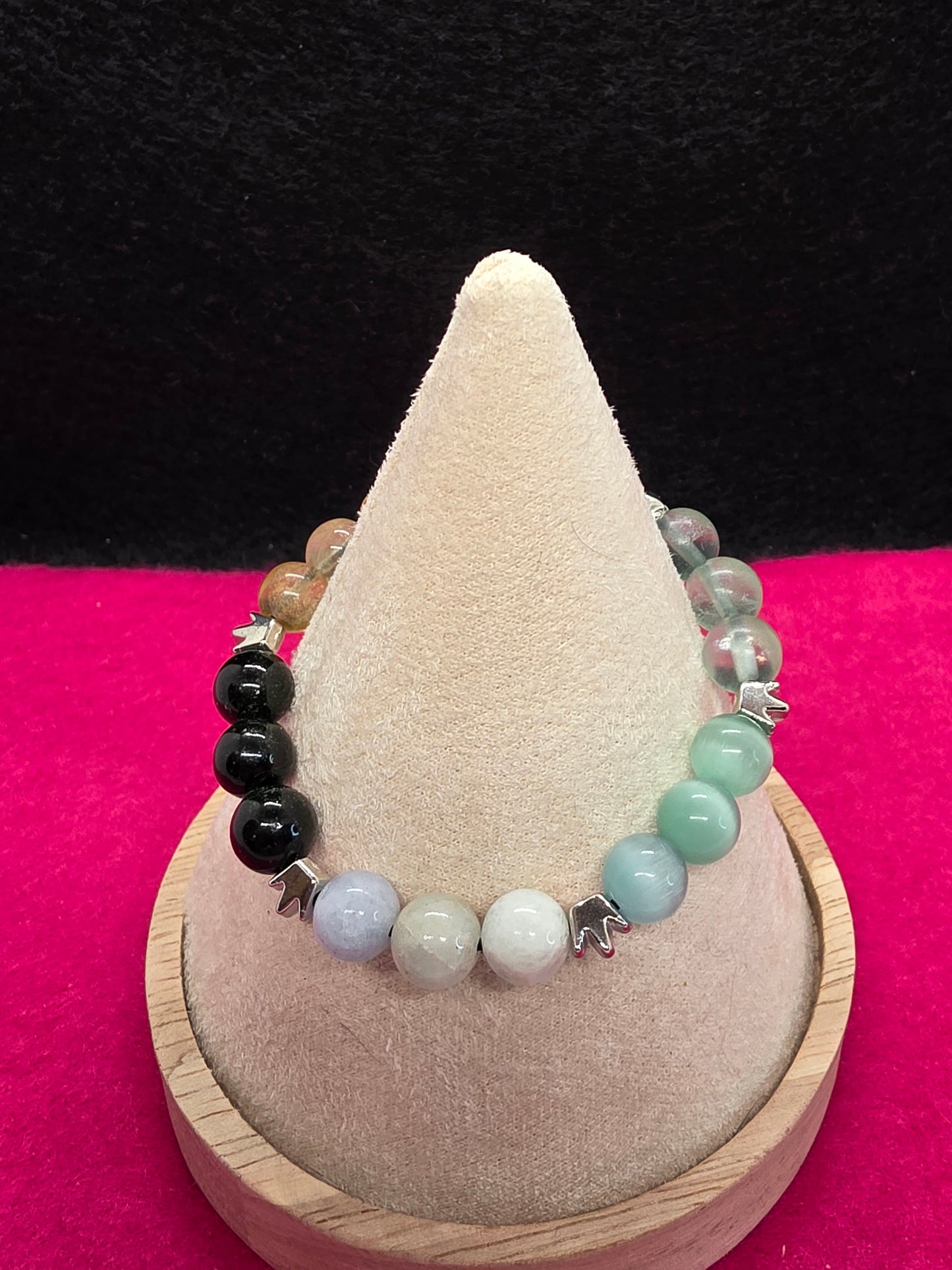 Where Fire Meets Stone: Agate, Onyx & Labradorite Bracelets - Cinnful Charms Jewelry