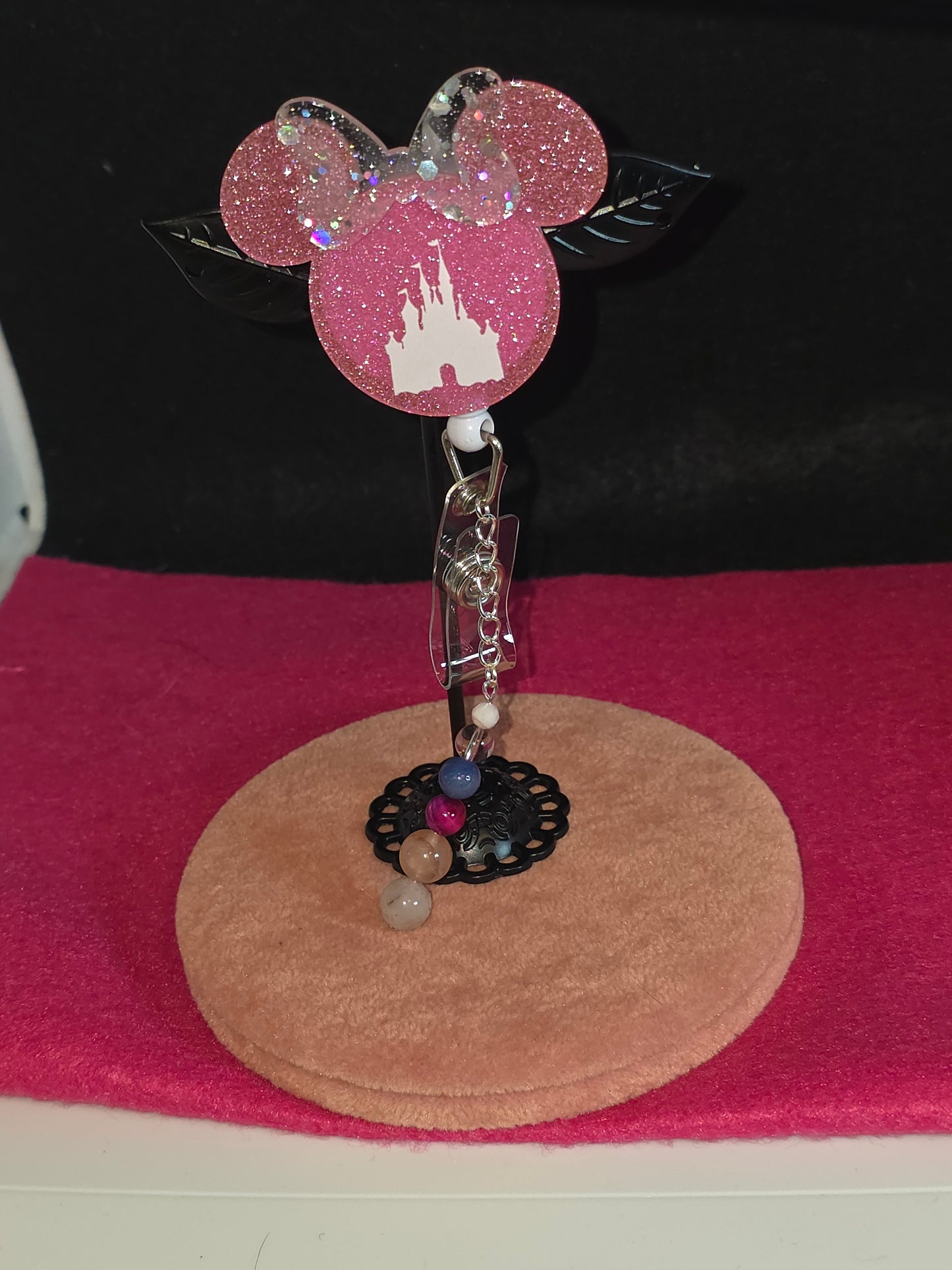 Step into Enchantment: "Magic of Fairytales" Retractable Badge Holder Carry a touch of wonder with you every day with our "Magic of Fairytales" retractable badge holder. - Cinnful Charms Jewelry