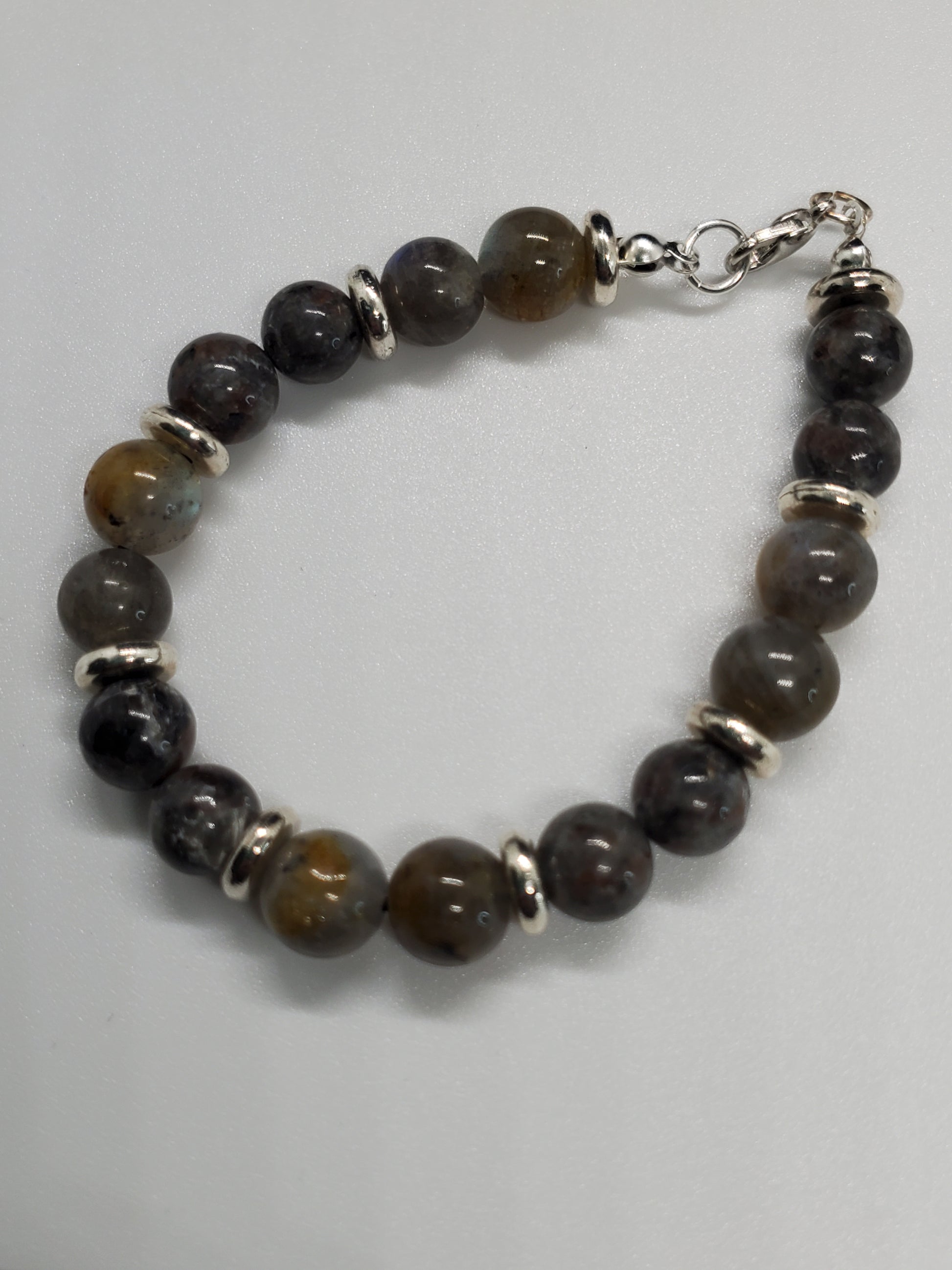 "Northern Lights Bracelet" Men's 7.5" Size - Cinnful Charms Jewelry 