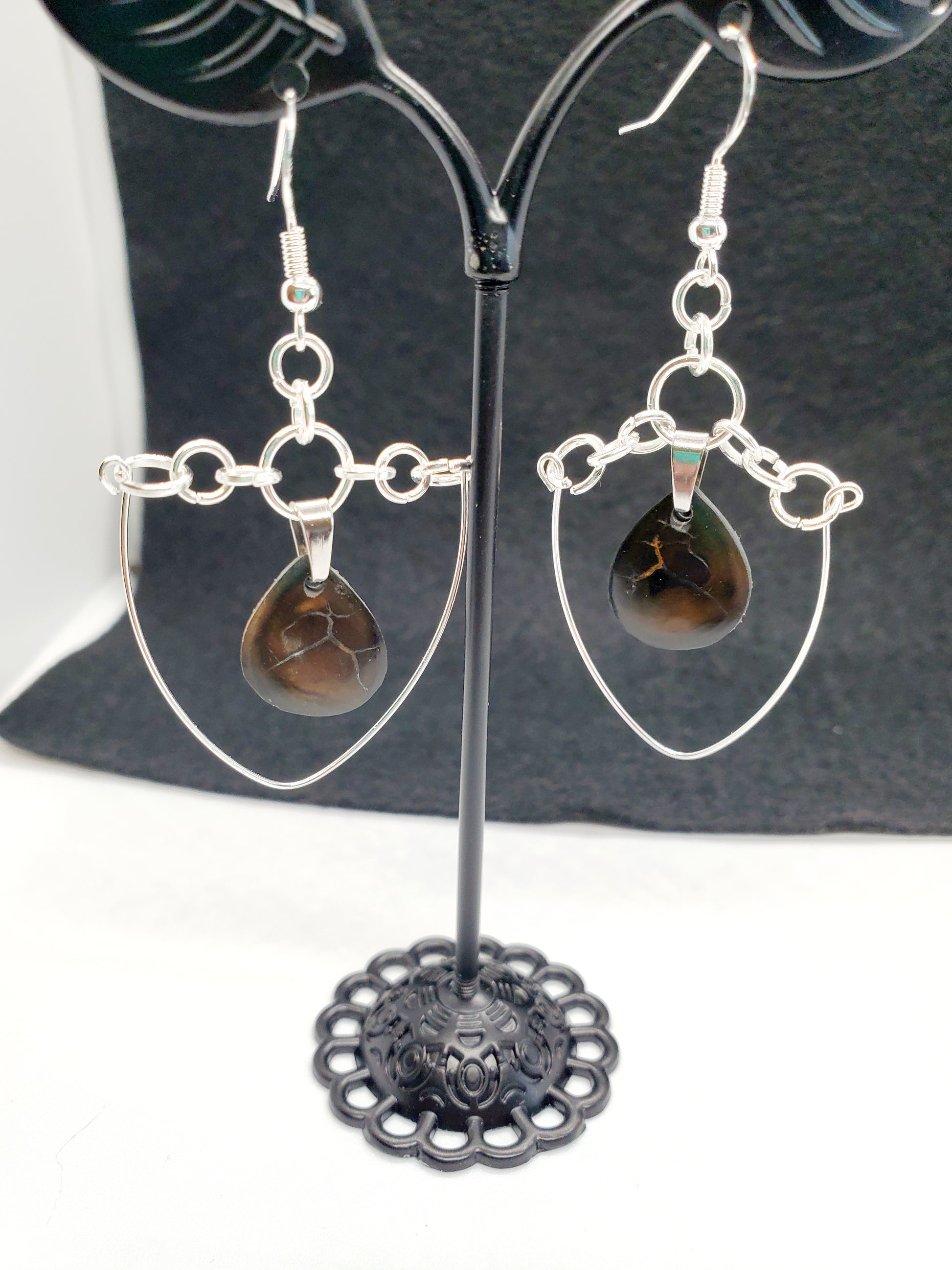 The Dragon's Tears Septerian Earrings - Cinnful Charms Jewelry 