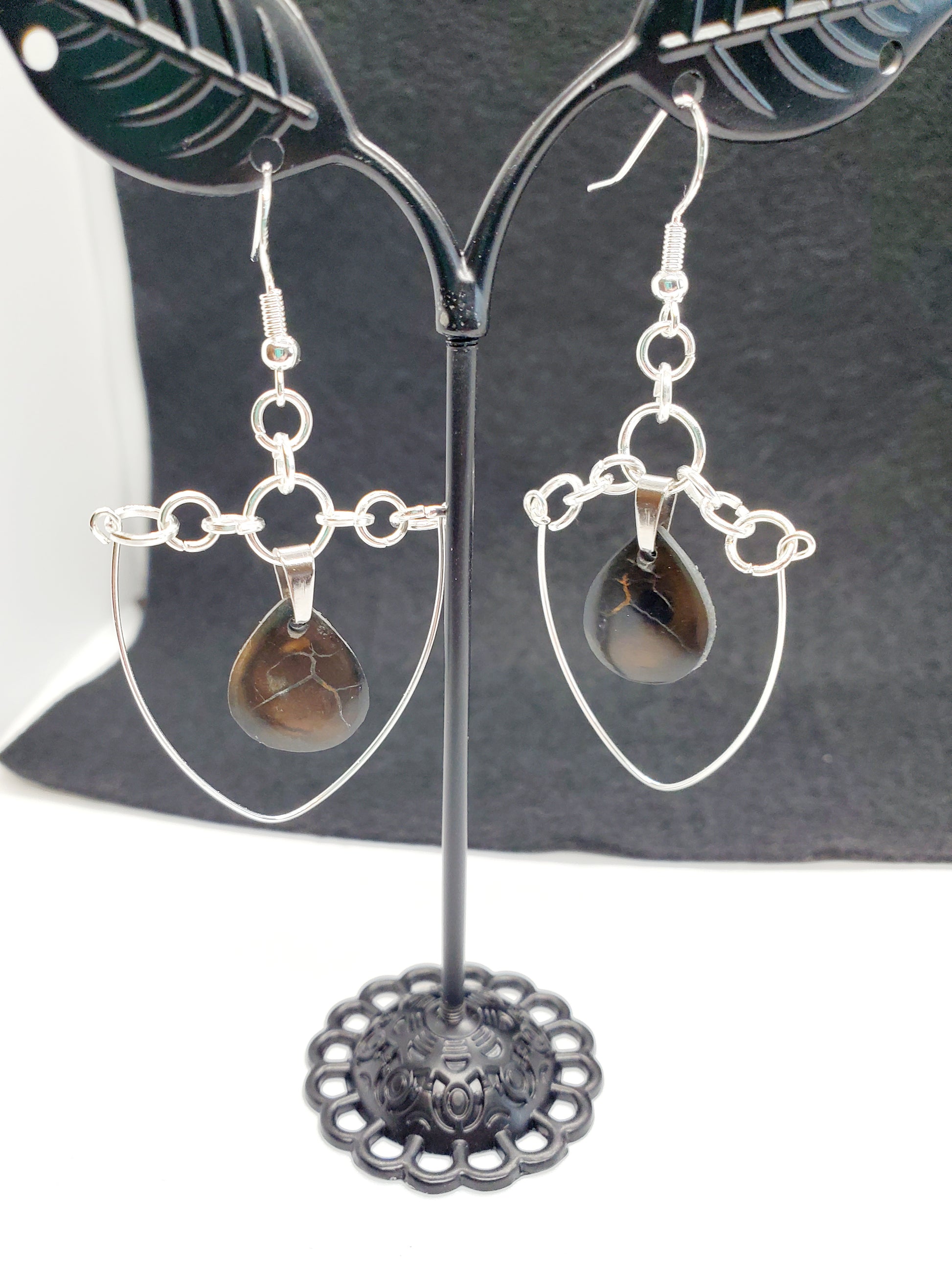 The Dragon's Tears Septerian Earrings - Cinnful Charms Jewelry 
