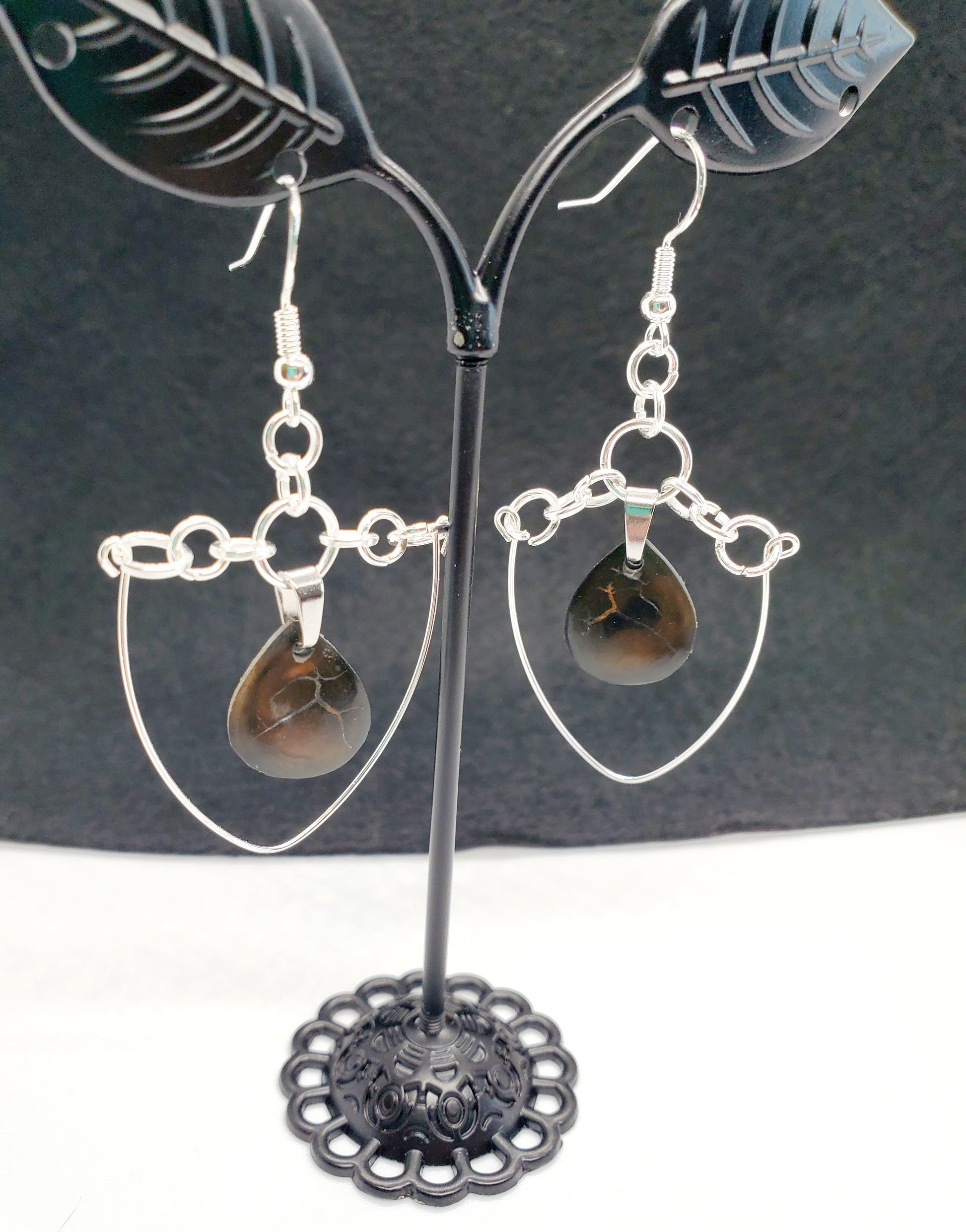 The Dragon's Tears Septerian Earrings - Cinnful Charms Jewelry 