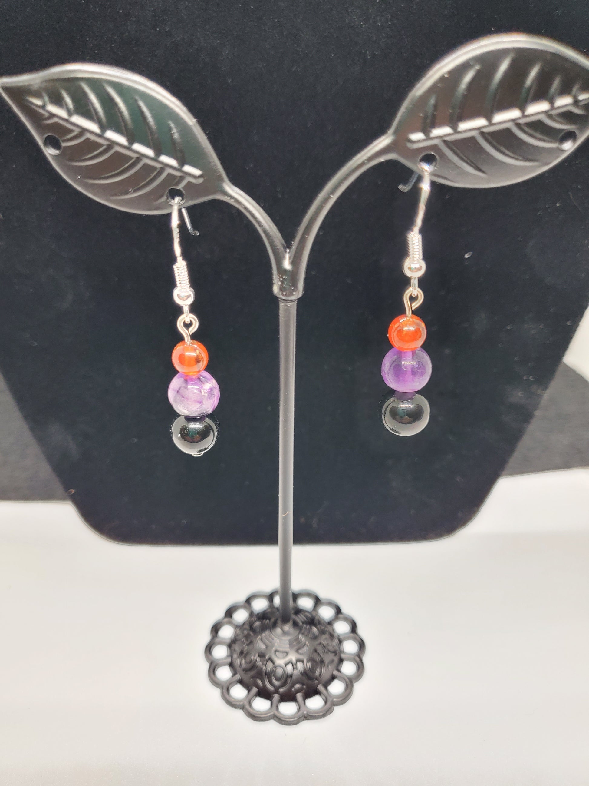 The Ultimate Suns Fan Accessory: Gemstone Basketball Earrings. - Cinnful Charms Jewelry 