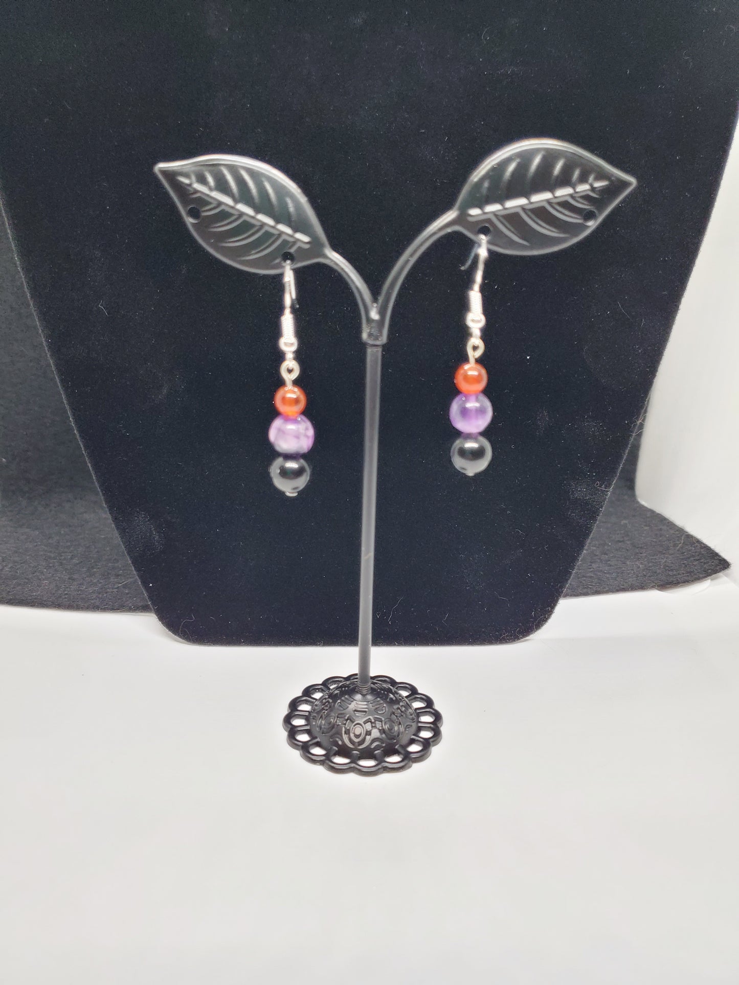 The Ultimate Suns Fan Accessory: Gemstone Basketball Earrings. - Cinnful Charms Jewelry 