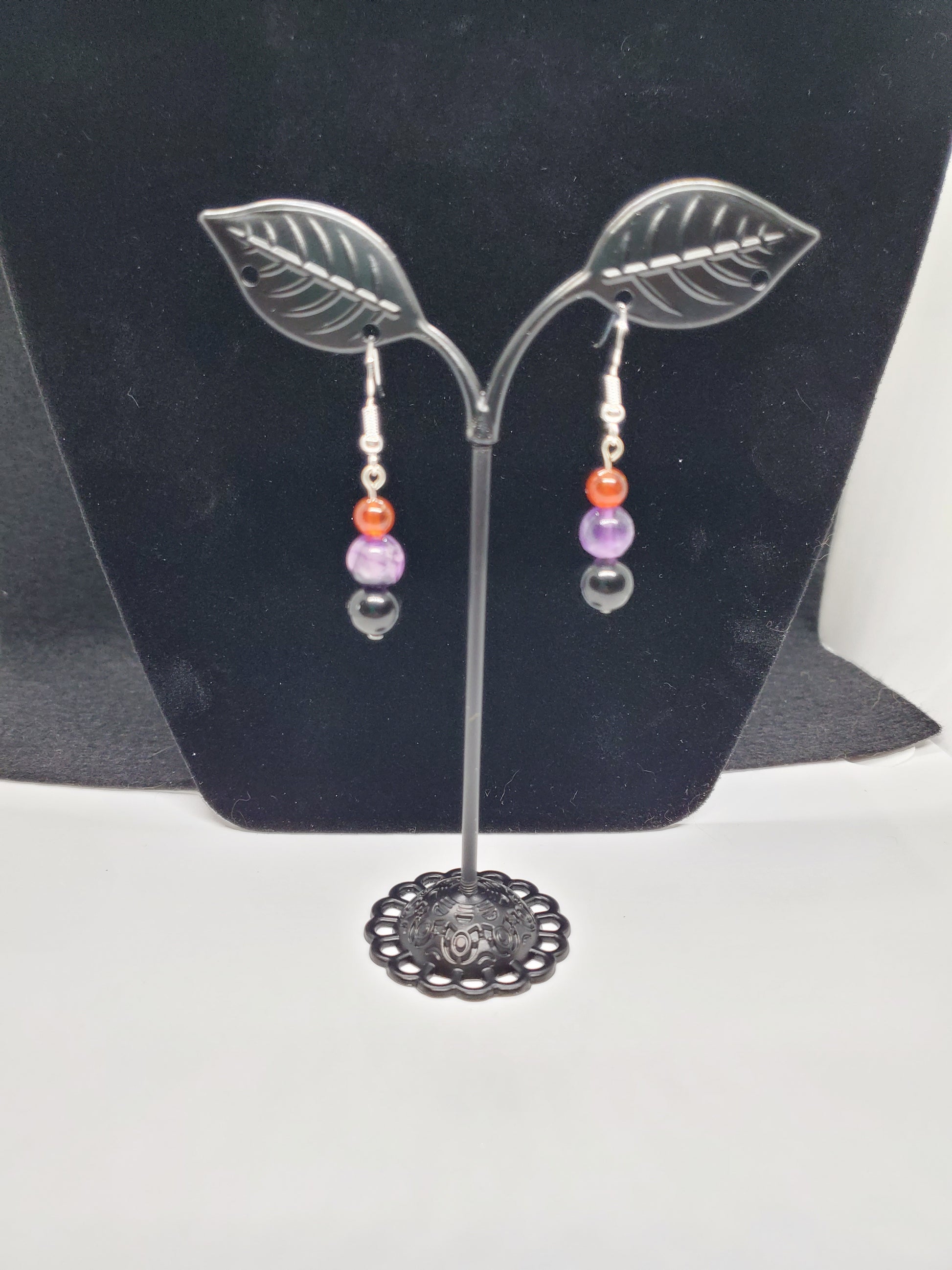 The Ultimate Suns Fan Accessory: Gemstone Basketball Earrings. - Cinnful Charms Jewelry 