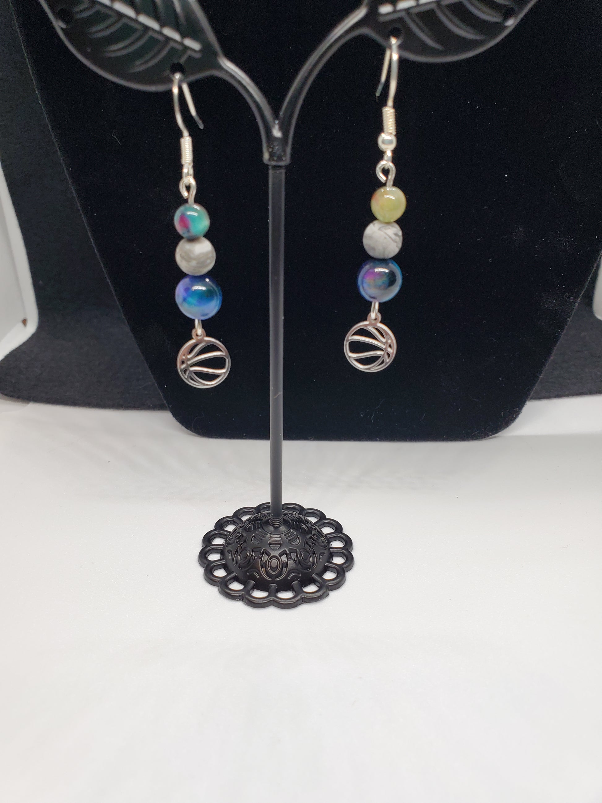 Score Big Style with Celestial Sparkle! ✨🏀 Earrings - Cinnful Charms Jewelry 