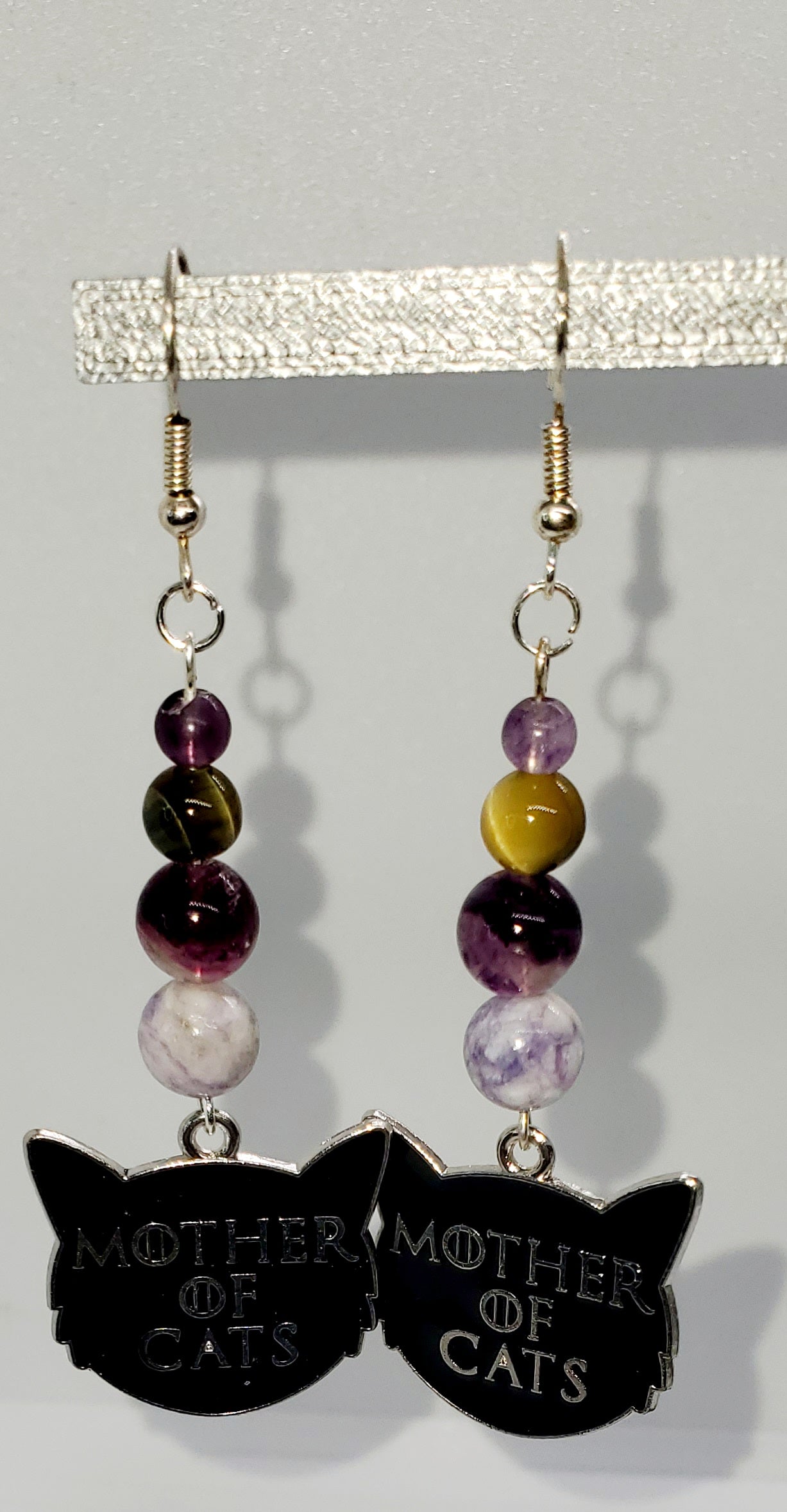 Mother of Cat Earrings - Cinnful Charms Jewelry 
