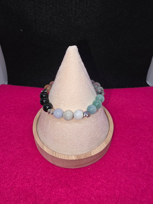 Island Energy, Earthy Greens: Our Stone Bracelet - Cinnful Charms Jewelry 