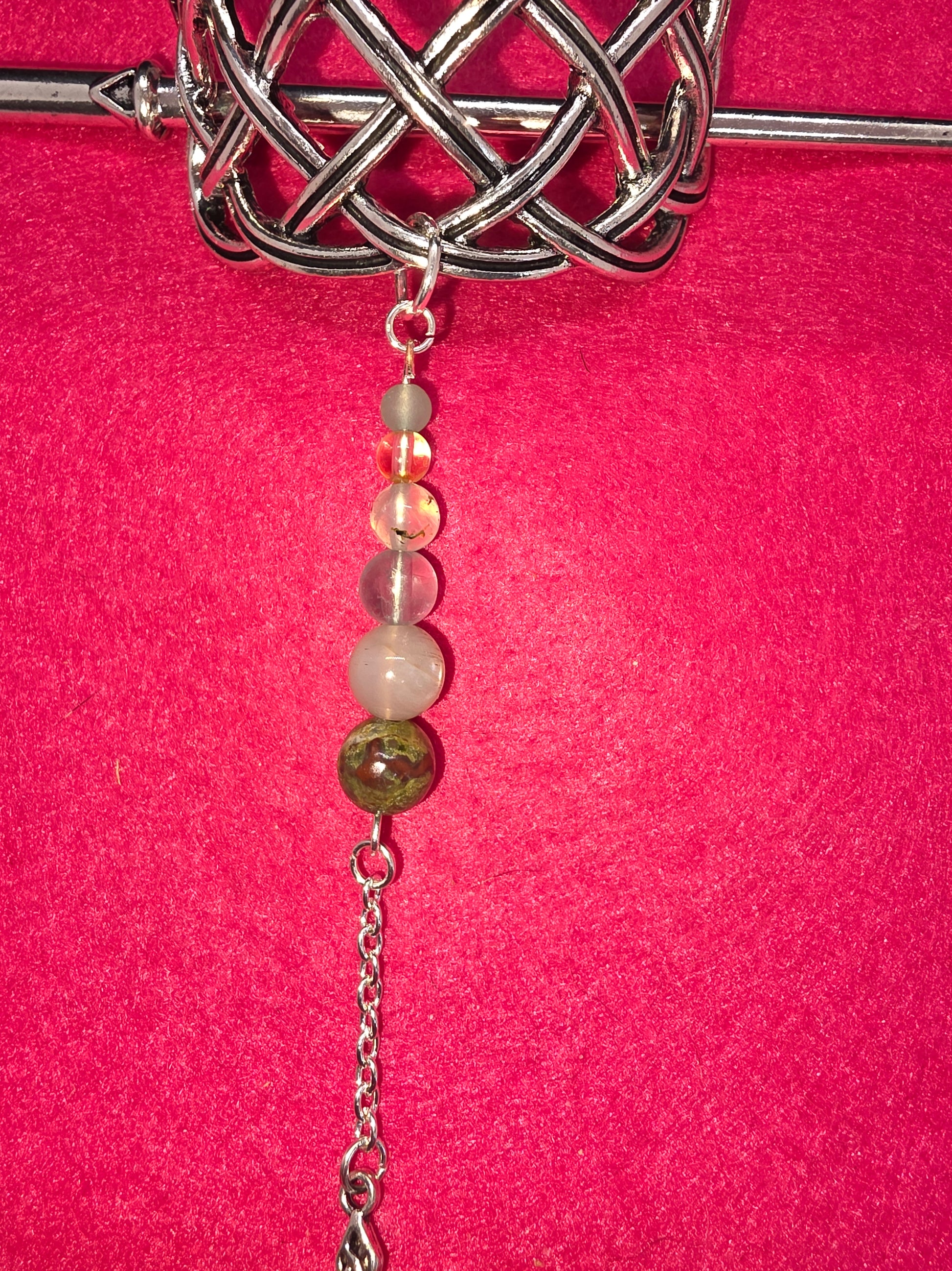 Whispers of the Old World: Celtic, Viking & Gemstone Treasures Viking Hair clip - Cinnful Charms Jewelry 
