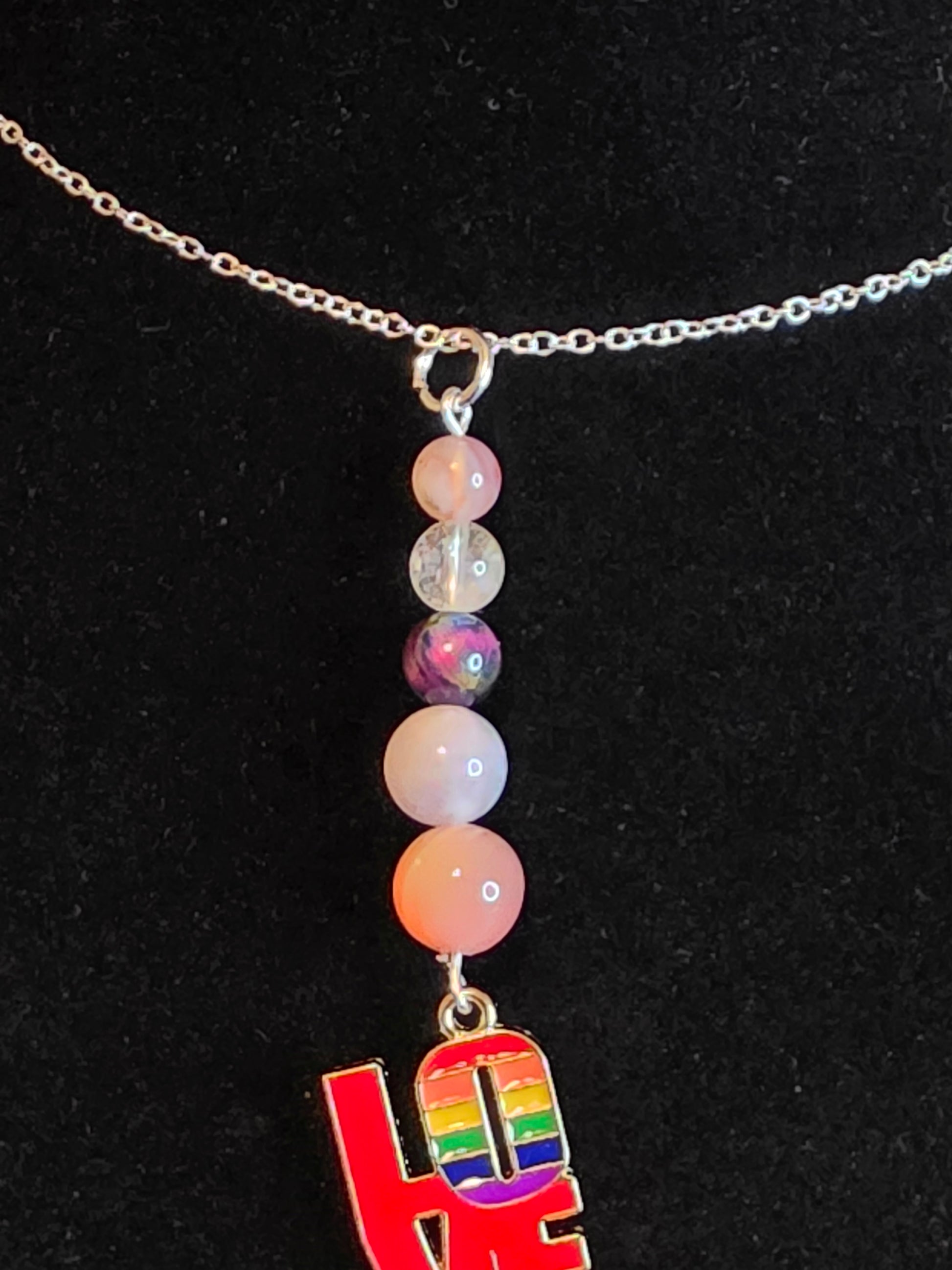 Colors of Pride necklace - Cinnful Charms Jewelry 