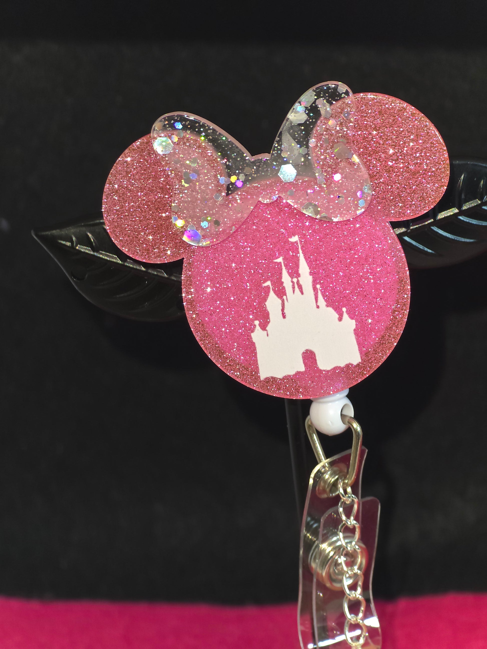 Step into Enchantment: "Magic of Fairytales" Retractable Badge Holder Carry a touch of wonder with you every day with our "Magic of Fairytales" retractable badge holder. - Cinnful Charms Jewelry 