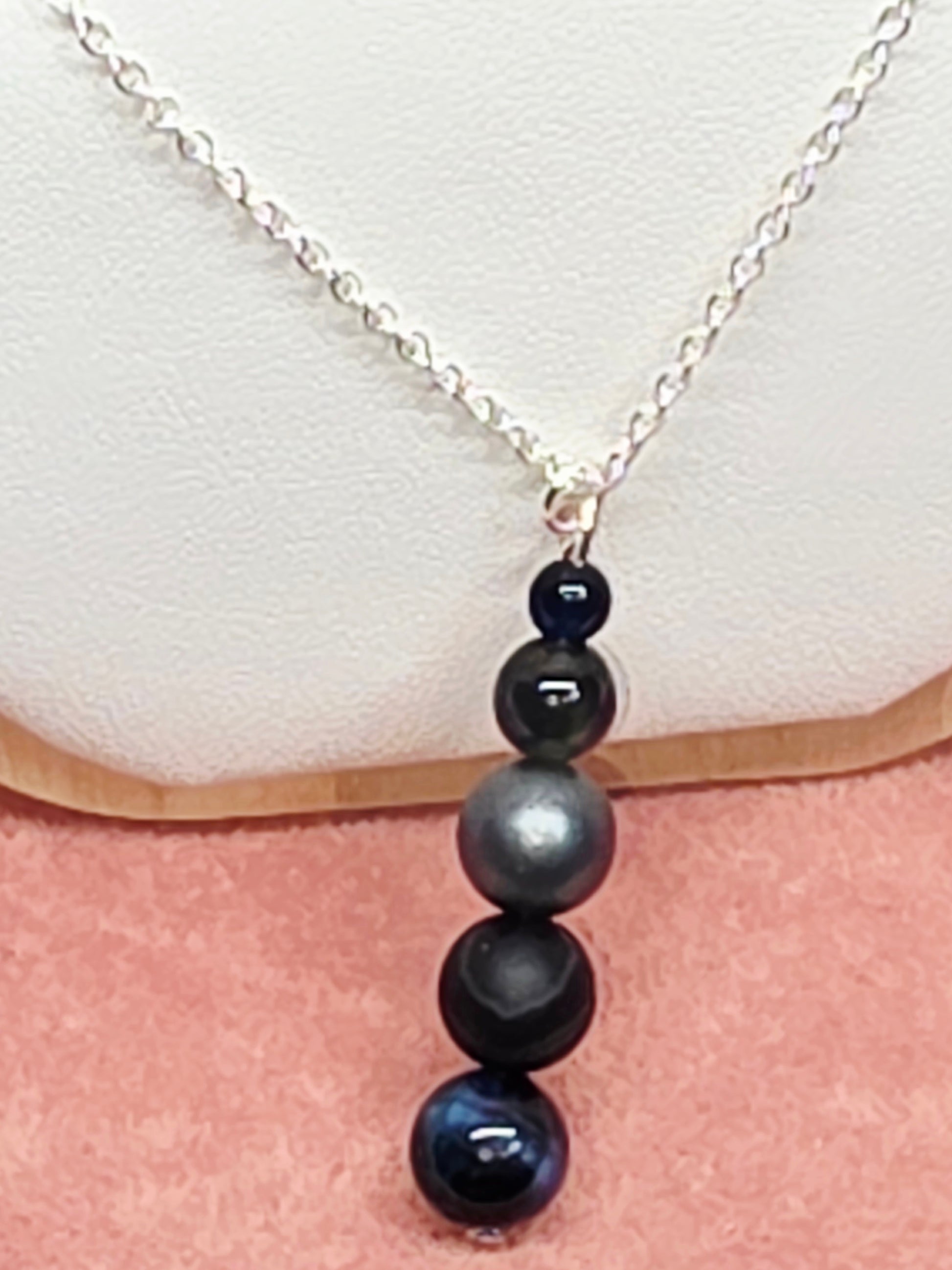 Midnight Magic: Necklaces with Hematite, Sardonyx, Onyx & Labradorite. - Cinnful Charms Jewelry 