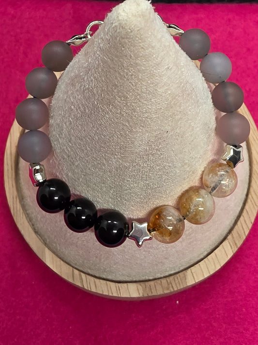 Chalcedony, Citrine & Onyx Bracelets - Cinnful Charms Jewelry 