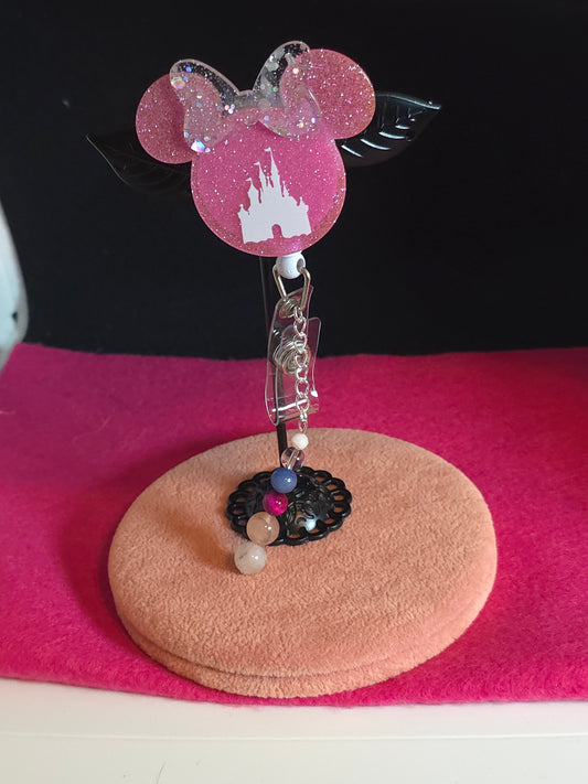 Step into Enchantment: "Magic of Fairytales" Retractable Badge Holder Carry a touch of wonder with you every day with our "Magic of Fairytales" retractable badge holder. - Cinnful Charms Jewelry 