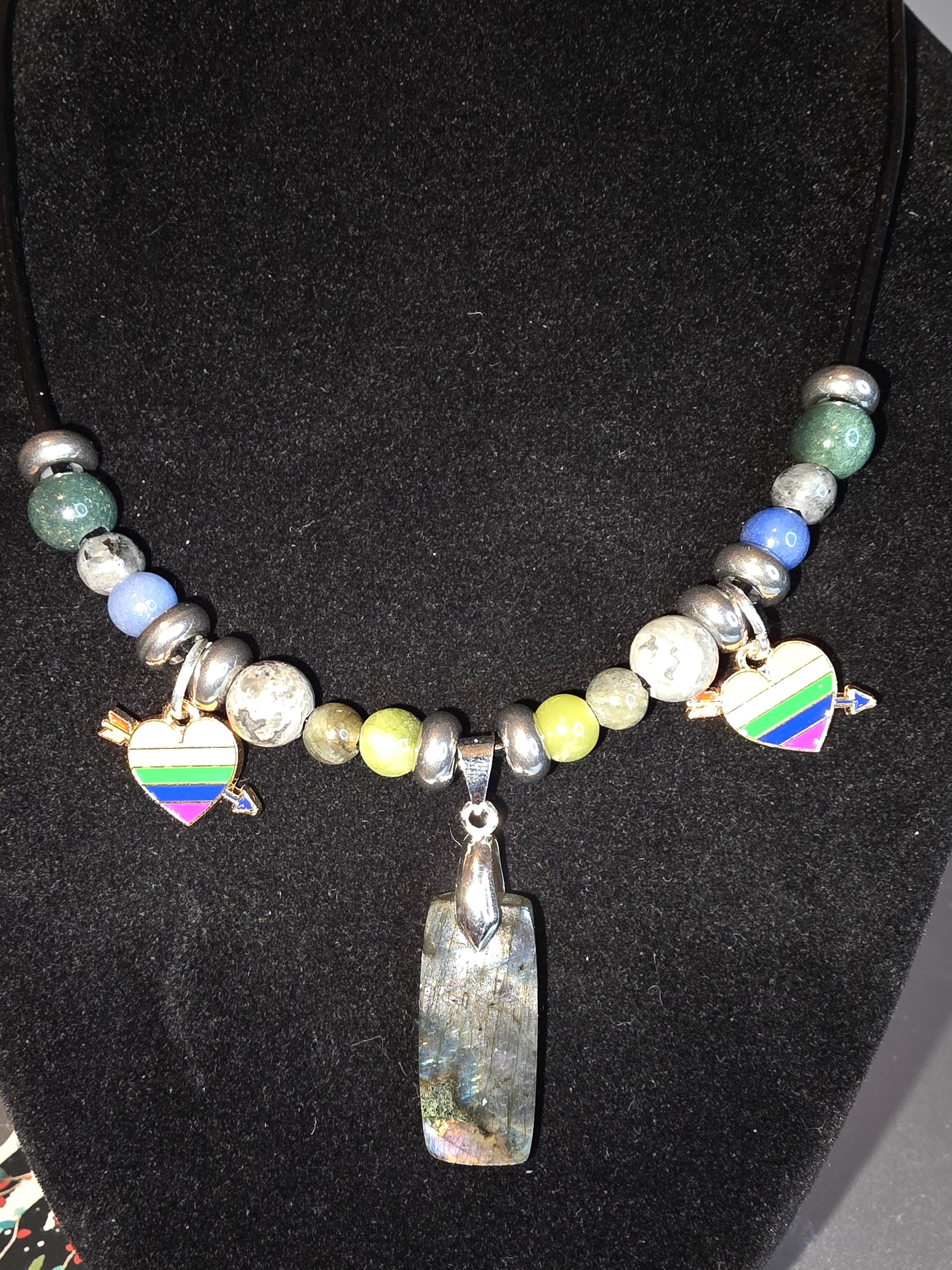 Adorn Your Pride: Men's Gemstone Necklaces - Cinnful Charms Jewelry 